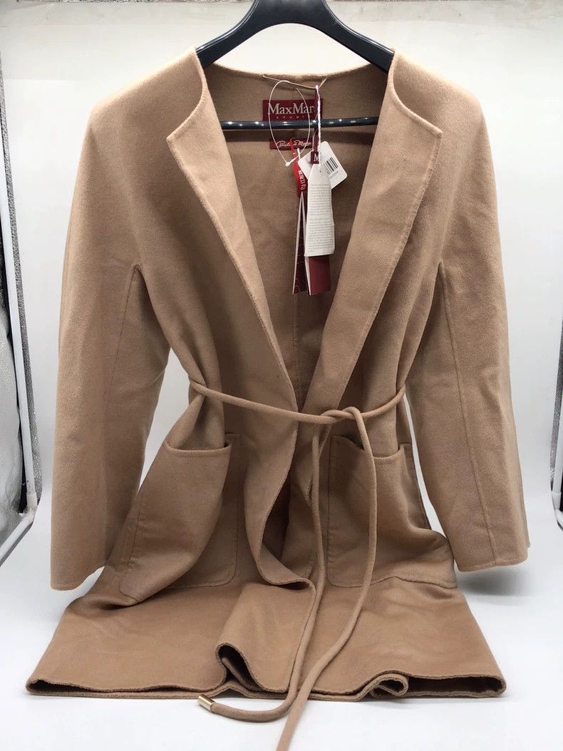 Max Mara Max Mara Brown wool-blend coat Size M / US 6-8 / IT 42-44 - 2 Thumbnail