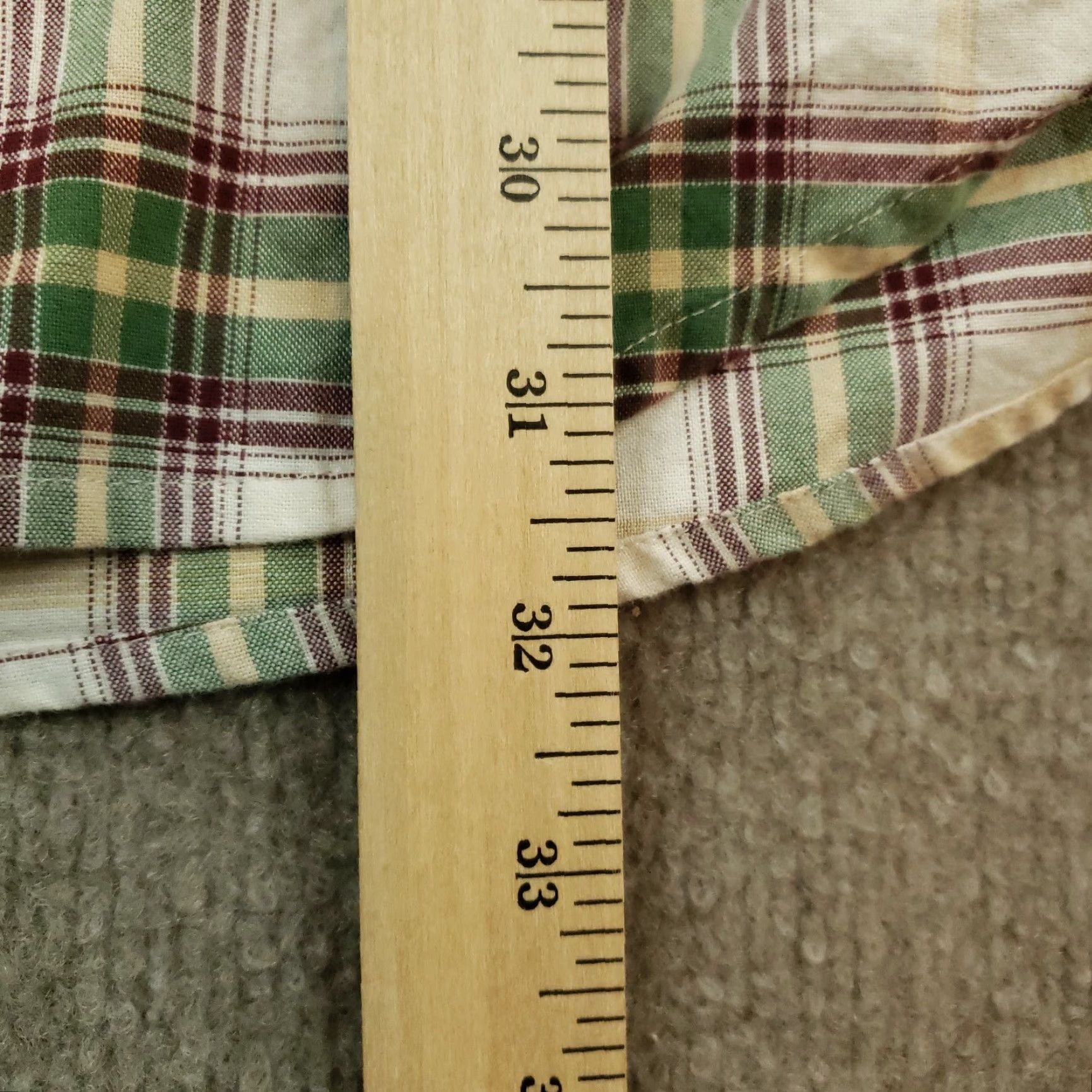 Orvis Orvis Mens Large White Green Plaid Shirt Extra Large XL Button Up Long Sleeve Casual Size US L / EU 52-54 / 3 - 3 Thumbnail
