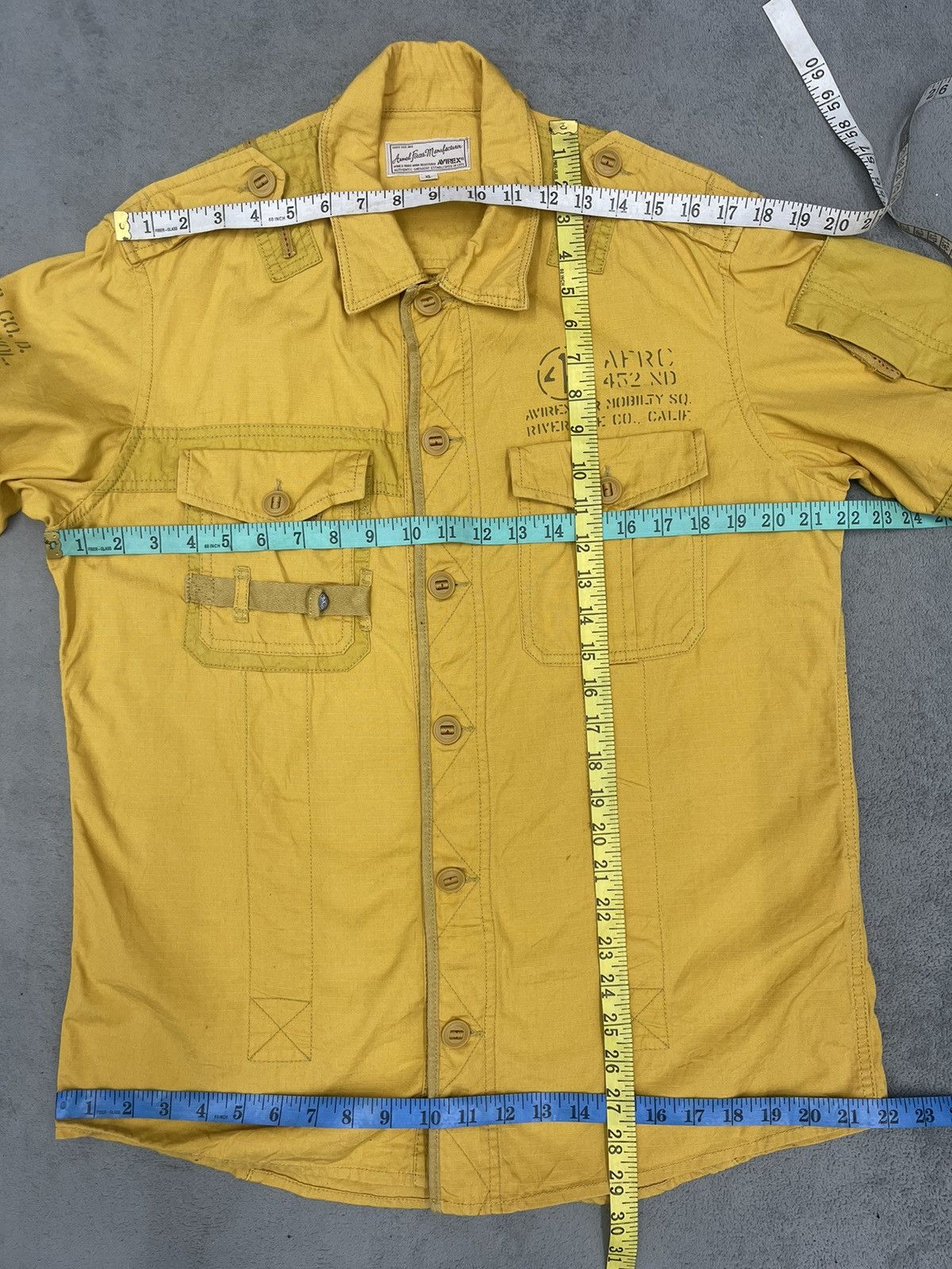 Avirex STEAL🔥4th AFRC 452 ND AIR MOBILTY SQUAD JACKET SHIRT Size US XL / EU 56 / 4 - 14 Thumbnail
