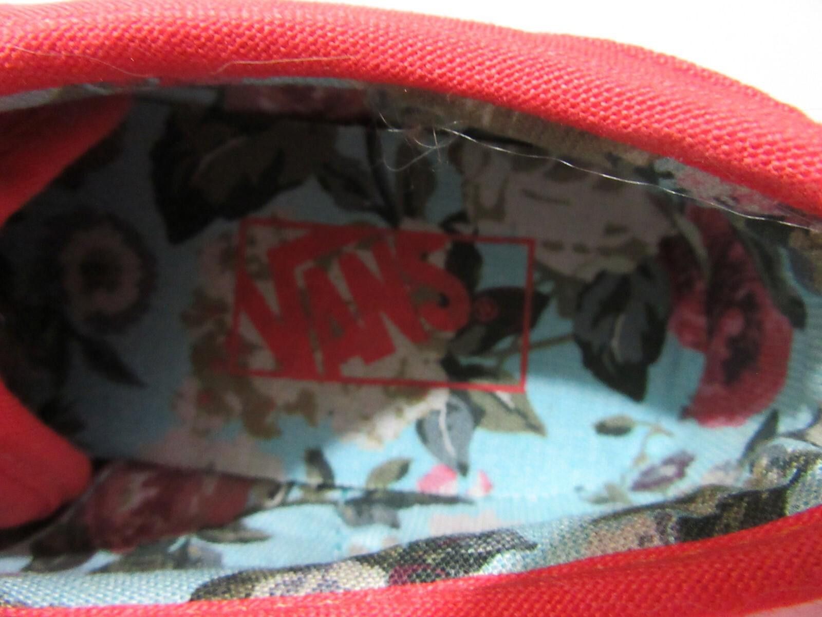 Vans Womens Vans Off the Wall Shoes Sneakers 9.5 Coral Floral Size US 9.5 / IT 39.5 - 2 Thumbnail