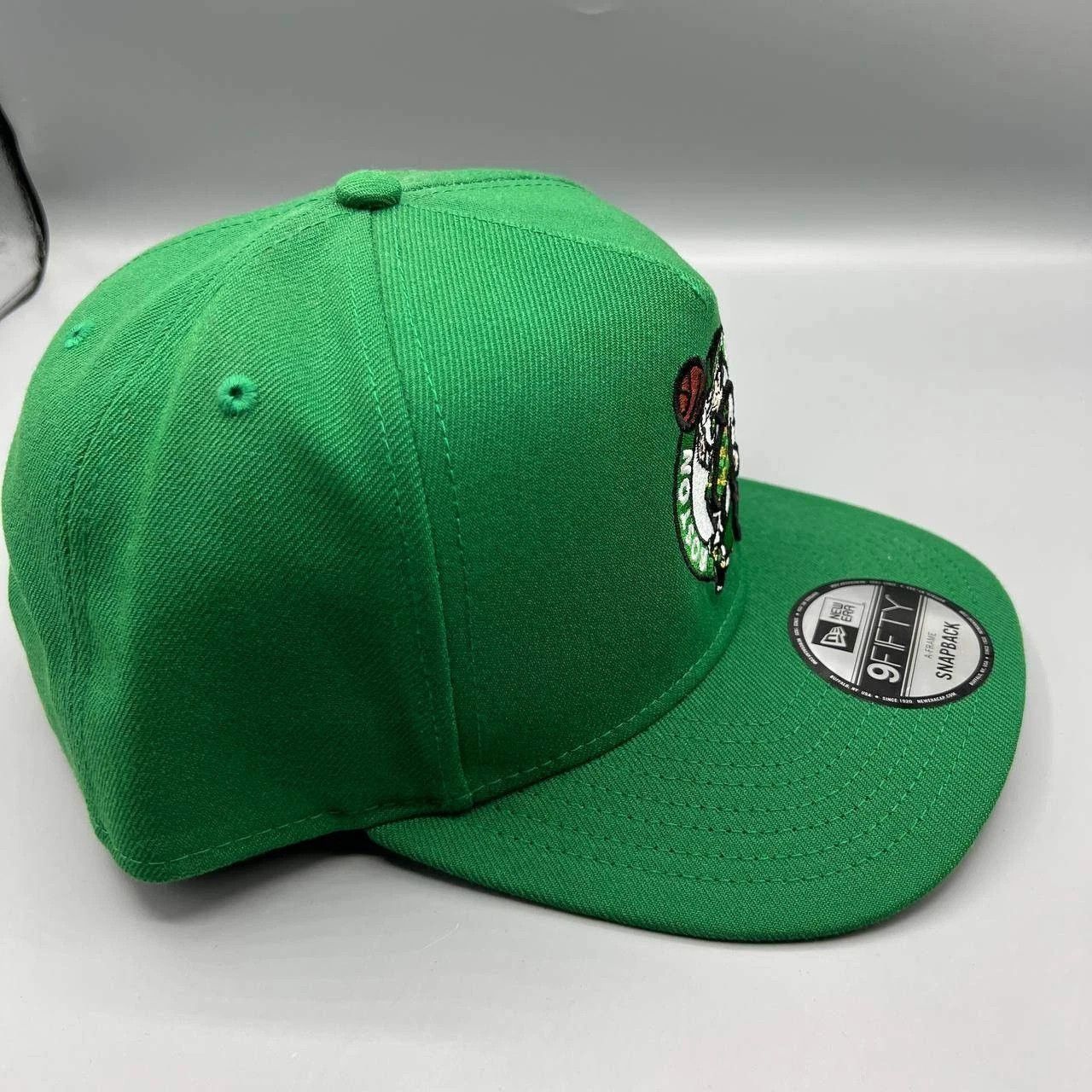 New Era Boston Celtics Hat Men Green NBA Snap Back Cap New A-Frame Size ONE SIZE - 4 Thumbnail
