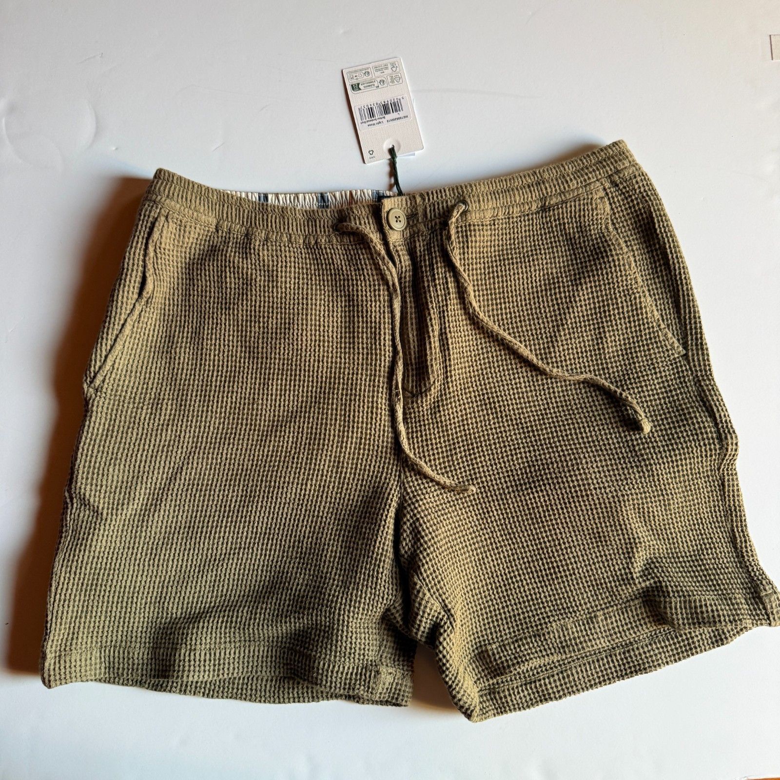 Barbour Barbour Sandwood Waffle Shorts - Light Moss Green Size US 36 / EU 52 - 1 Thumbnail