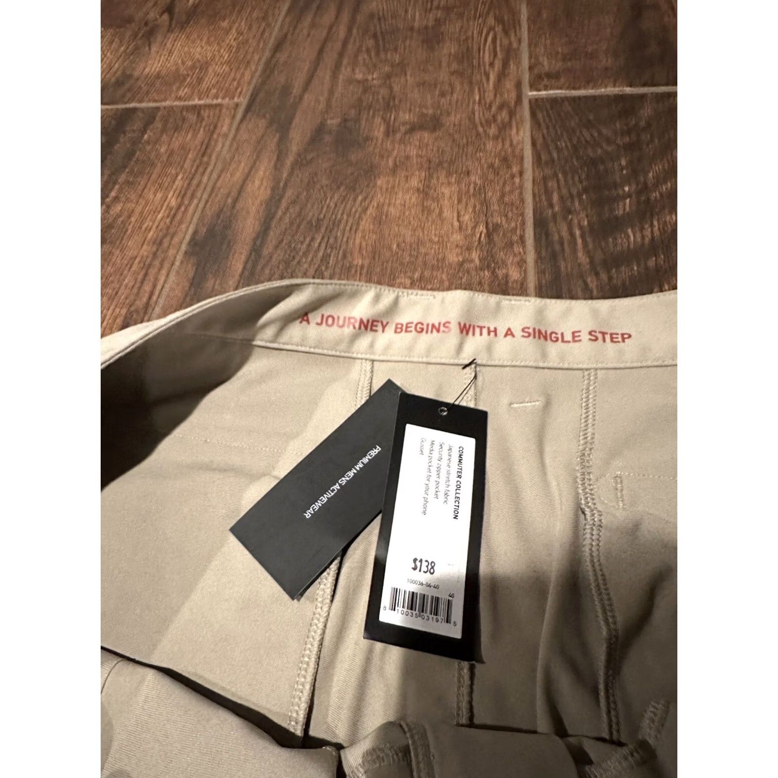 Rhone Rhone Pants Mens Beige 40x33 Commuter Pants Size US 40 / EU 56 - 6 Thumbnail