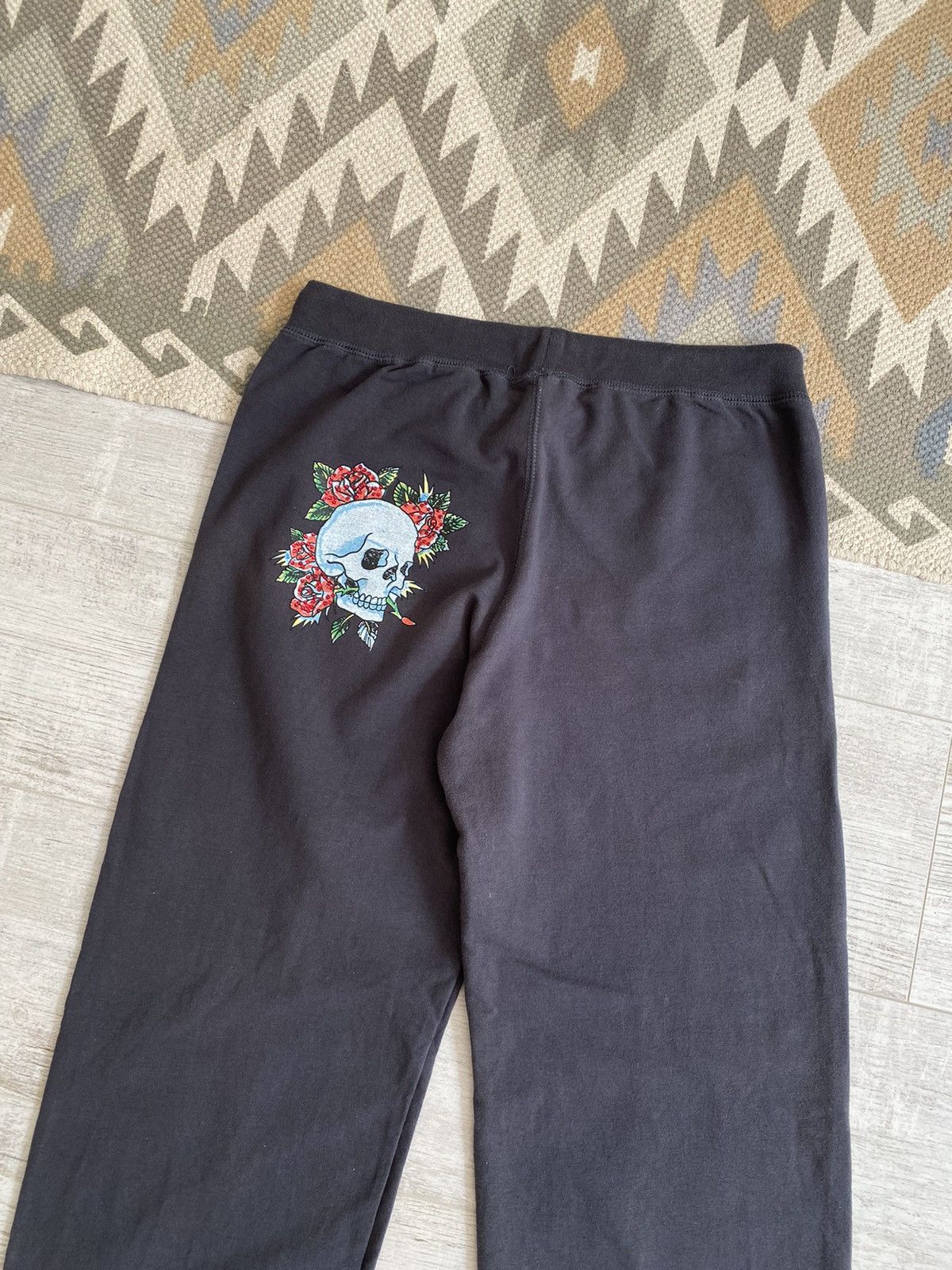 Ed Hardy Vtg Ed Hardy Womens Skull 2 Piece Suit Hoodie Pants Size L / US 10 / IT 46 - 13 Thumbnail