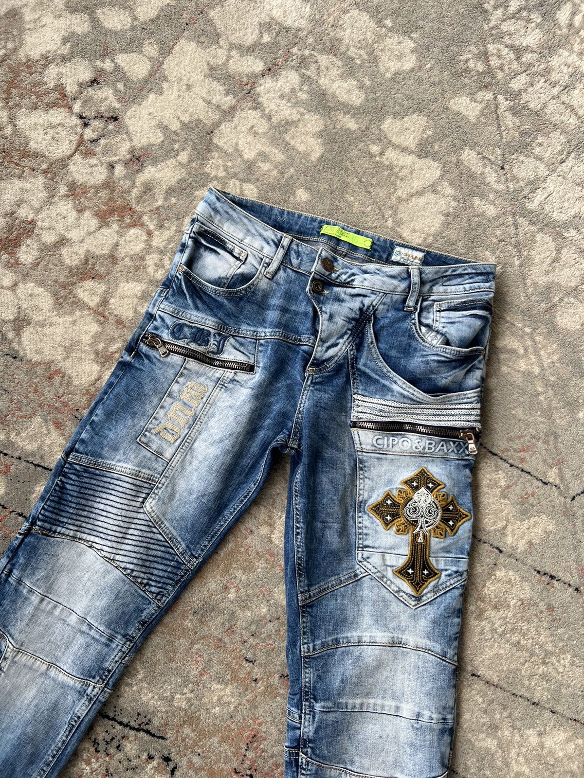 Japanese Brand × Vintage Cipo & Baxx Vintage Denim Pants Size US 33 - 2 Thumbnail
