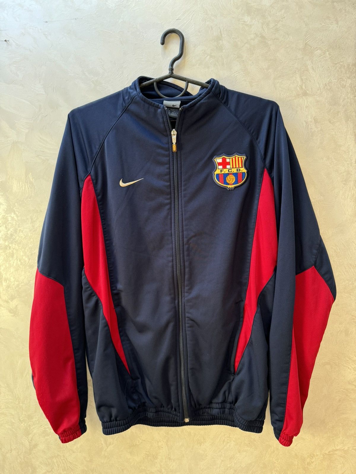 Nike × Vintage Barcelona 2000-s Nike Track vintage Jacket Size US M / EU 48-50 / 2 - 1 Thumbnail