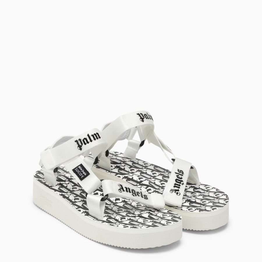 Palm Angels o1d2blof0924 Sandals In White Size US 8 / IT 38 - 2 Thumbnail