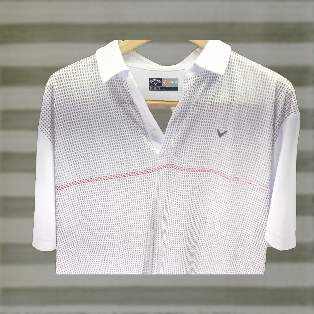 Callaway Callaway Polo Shirt Men XL Gray Short Sleeve Opti Dri Pullover Polo Shirt Golf Size US XL / EU 56 / 4 - 1 Thumbnail