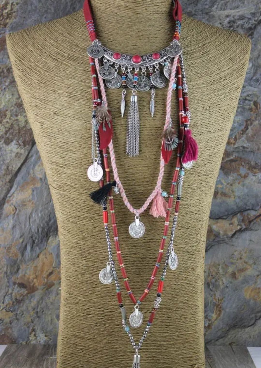 Jewelry Gypsy Vintage Long Necklace Size ONE SIZE - 1 Thumbnail