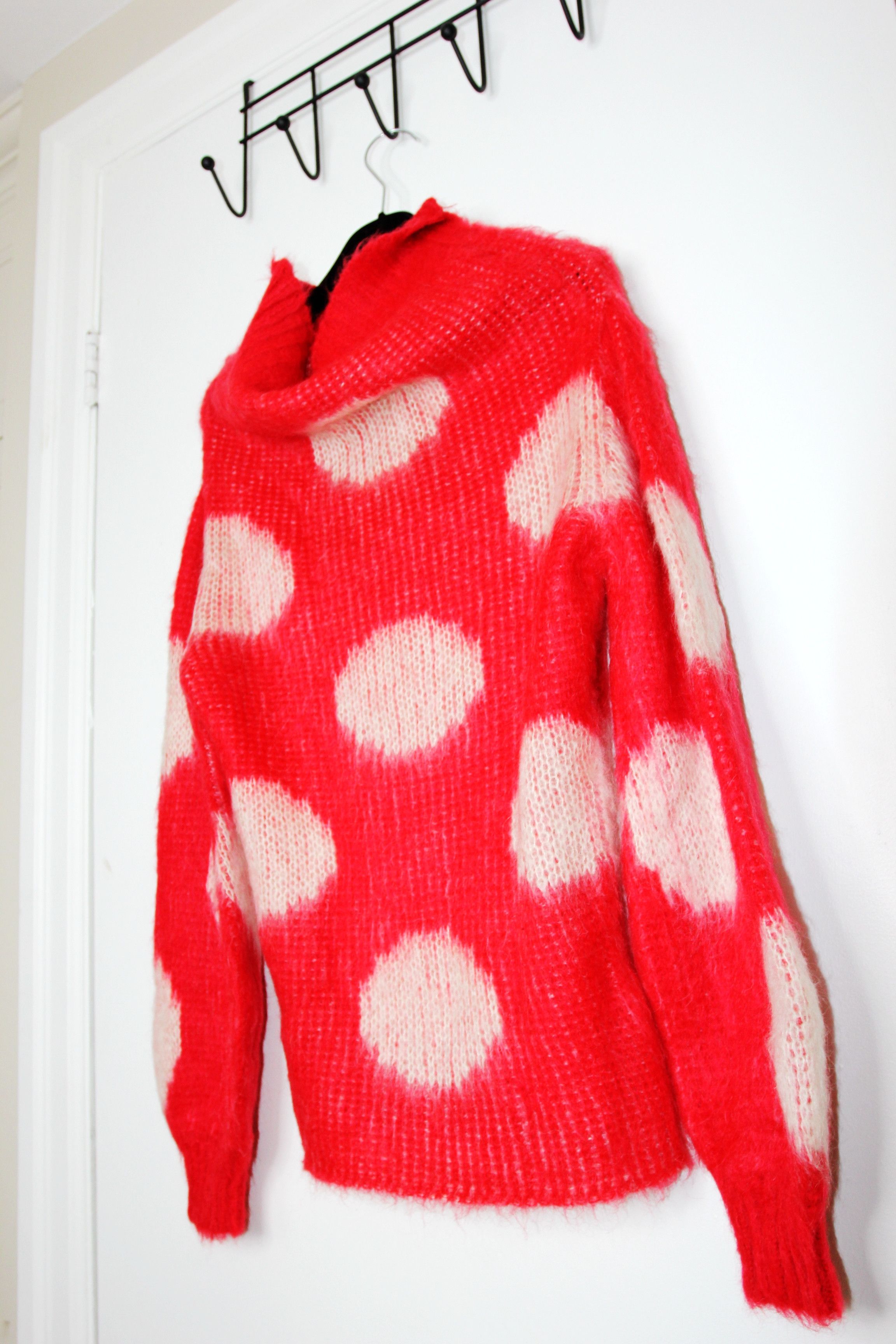 Marni BNWT AW23 MARNI BRUSHED DOTS FUZZY WUZZY SWEATER 40 Size S / US 4 / IT 40 - 7 Thumbnail