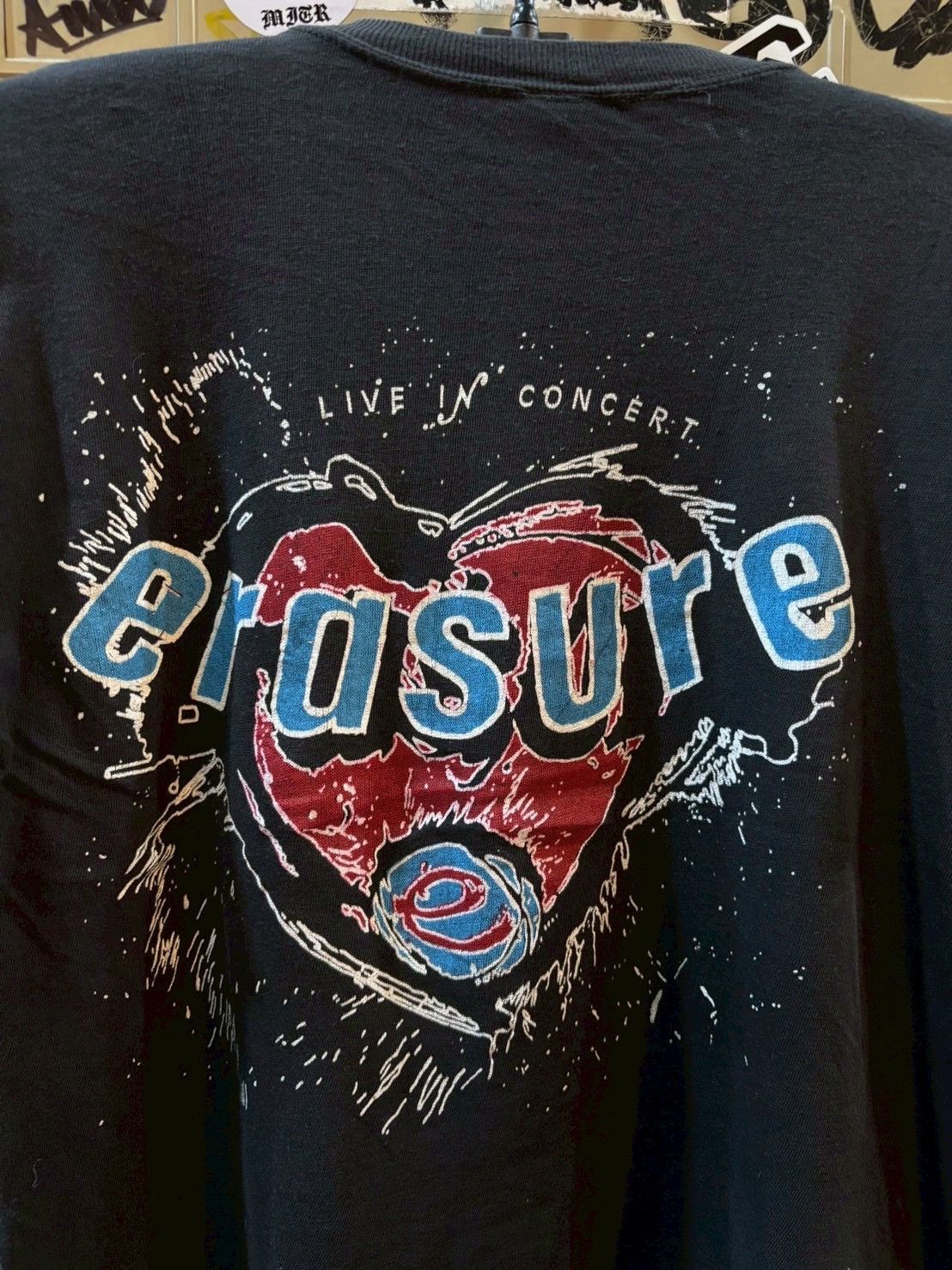 Band Tees Erasure T shirt 80’s Boxy style Size US L / EU 52-54 / 3 - 9 Thumbnail