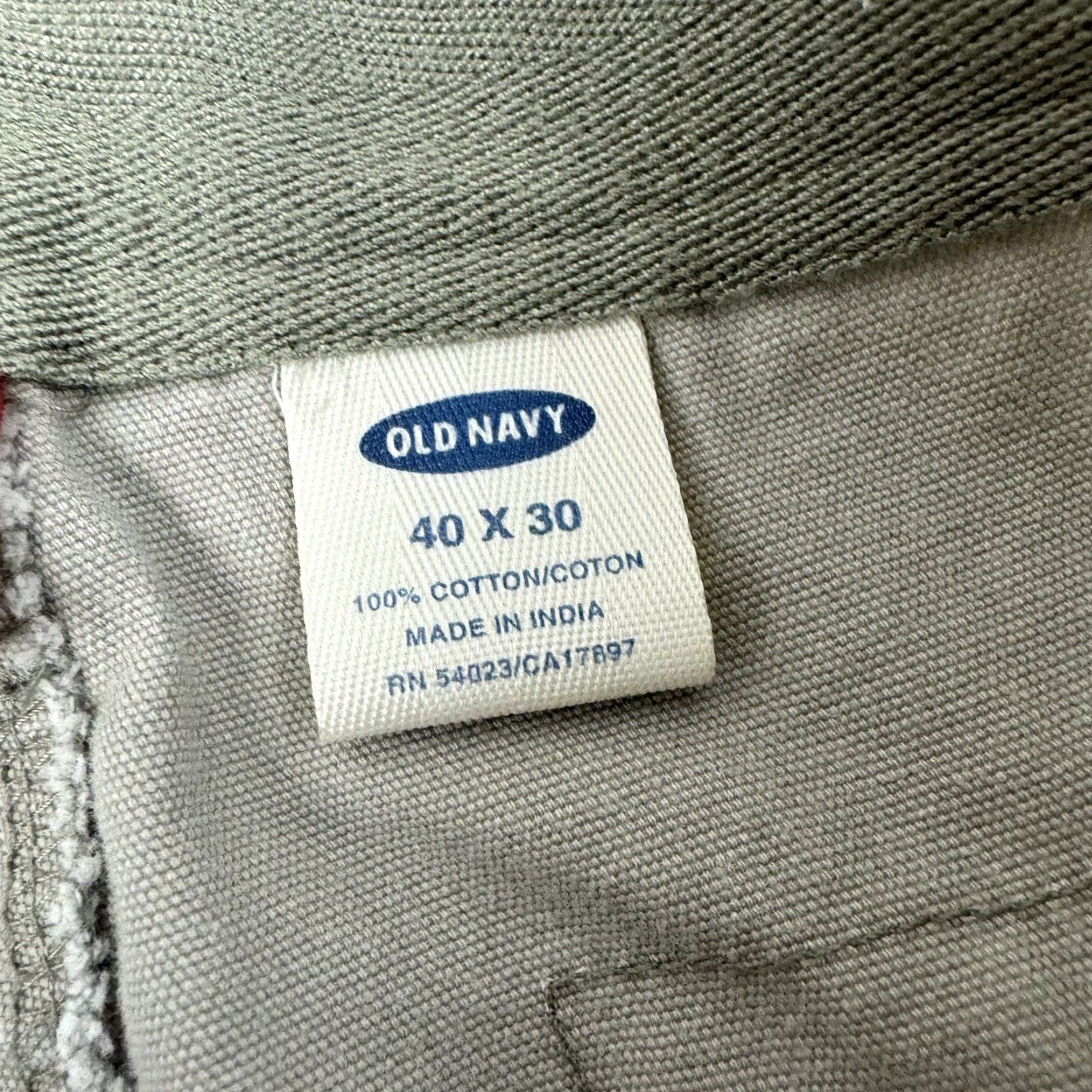 Old Navy VINTAGE Old Navy Cargo Pants Men 38 Regular Tan Beige Wide-Leg 28in Inseam Grunge Y2K Punk Hipster Baggy Size US 38 / EU 54 - 7 Thumbnail