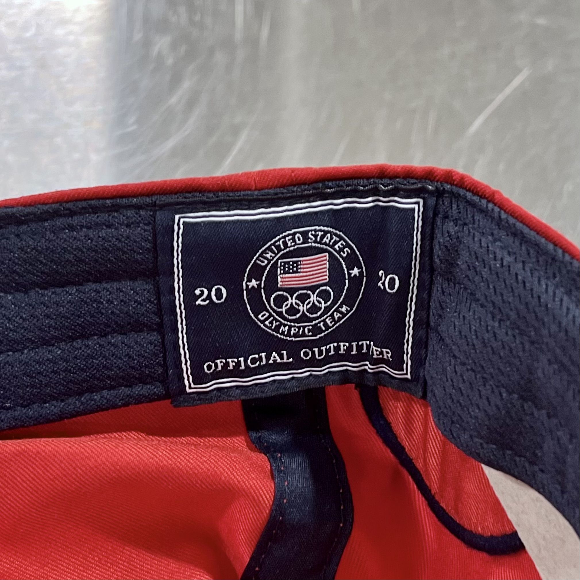 USA Olympics Team USA 2020 Olympics Flag Patch Polo Ralph Lauren Cap Hat Size ONE SIZE - 7 Thumbnail