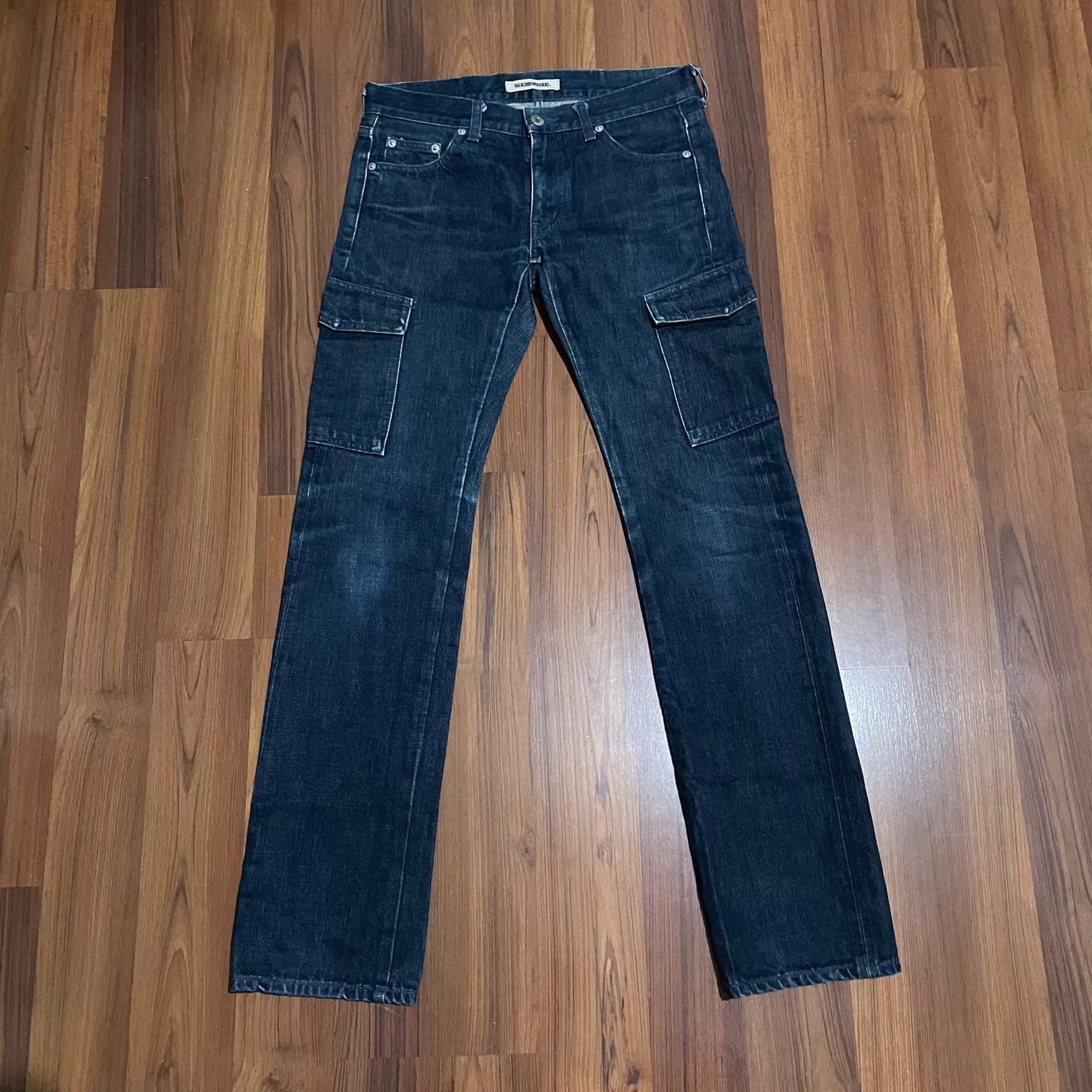 Neighborhood NEIGHBORHOOD 02 Side Pocket Washed Jeans Size US 39 - 1 Thumbnail