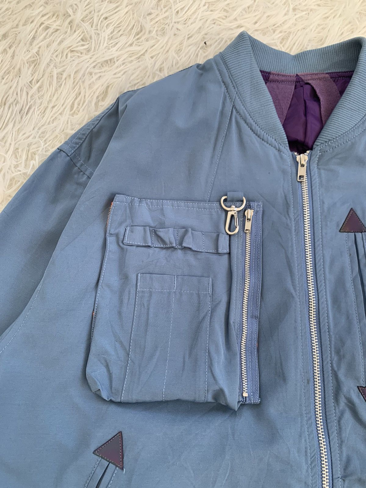 Japanese Brand Endrecher Zozo Tech Bomber Jacket Detachable Pocket Size US L / EU 52-54 / 3 - 5 Thumbnail