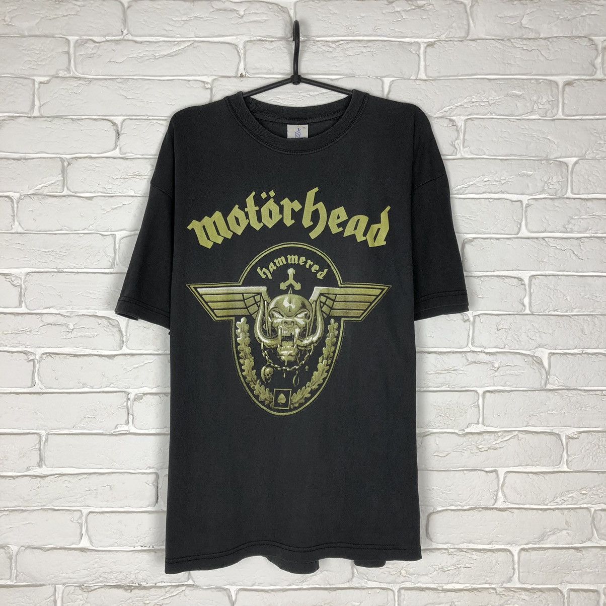 Band Tees Motorhead Hammered 90’s vintage t shirt tee Size US XL / EU 56 / 4 - 1 Thumbnail