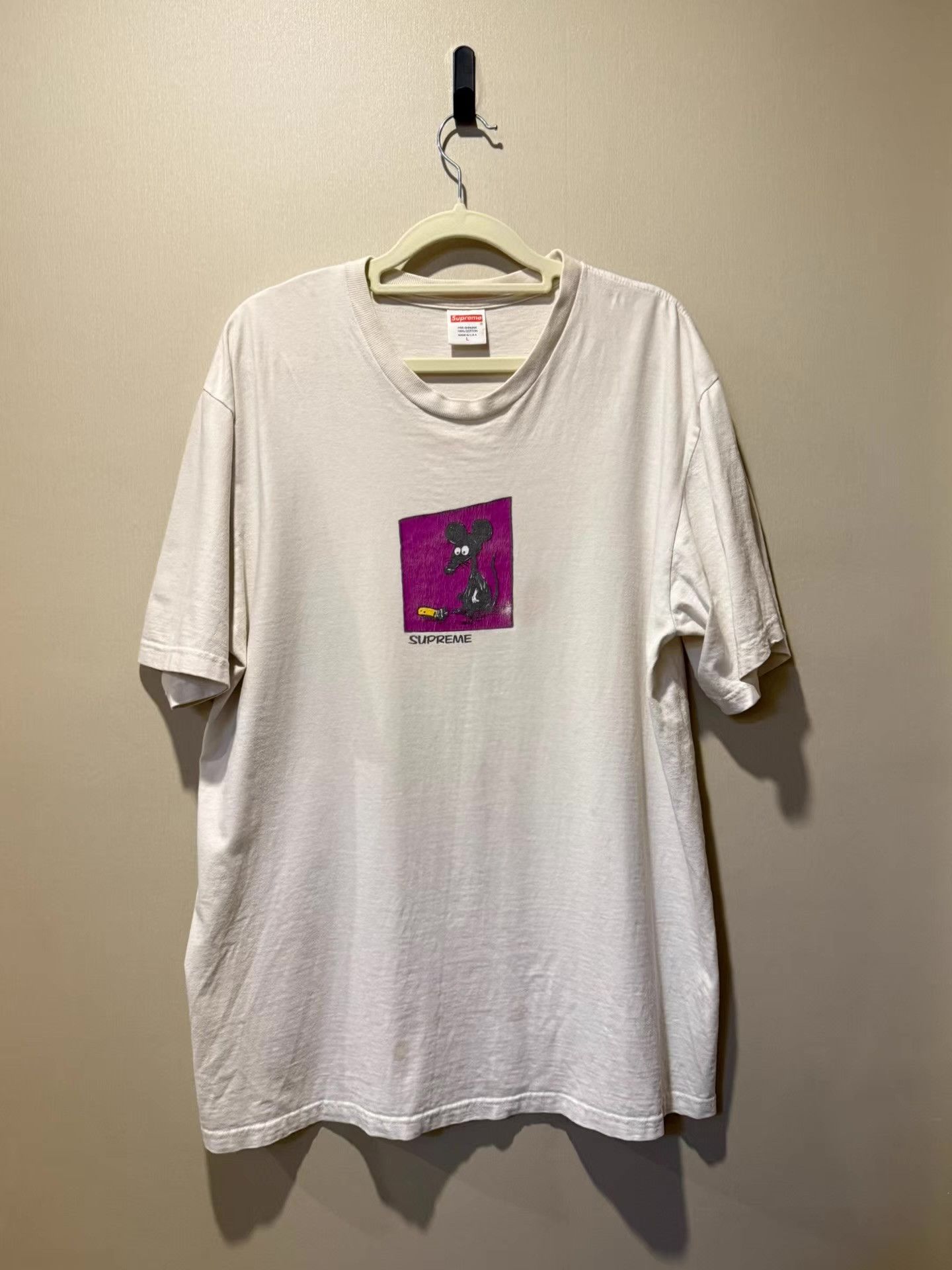 Supreme Supreme Week 1 Mouse Tee Mouse Print T-shirt Ｑ20 Size US L / EU 52-54 / 3 - 1 Thumbnail