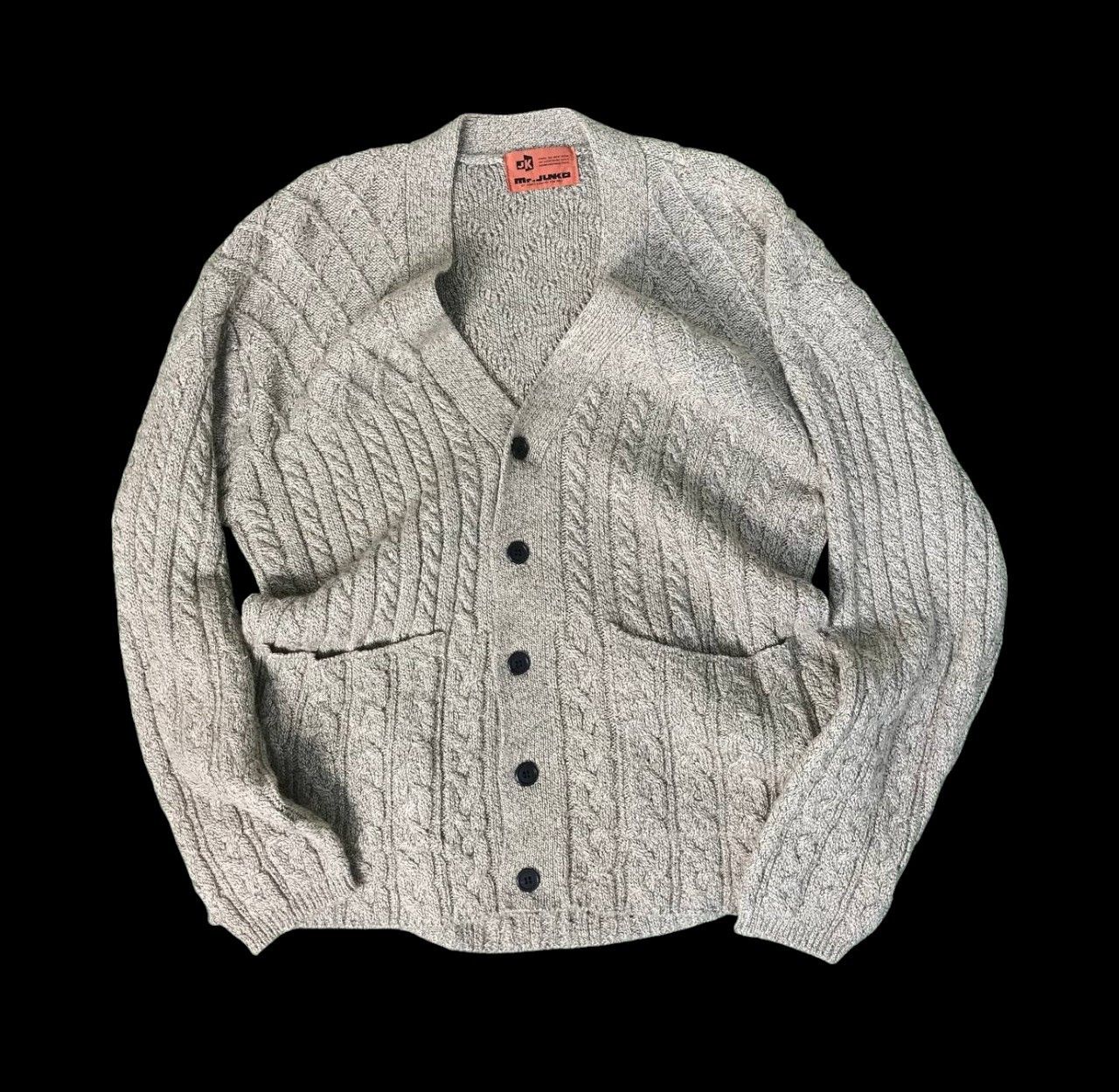 Japanese Brand VINTAGE MR.JUNKO KONSHINO FOR MEN JAPAN KNITWEAR CARDIGAN M Size US M / EU 48-50 / 2 - 4 Thumbnail