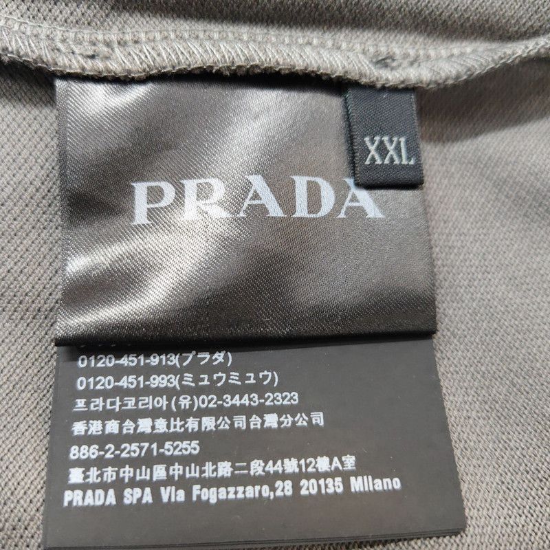 Prada Prada Striped Short Sleeve Polo Shirt-2506 Size US XXL / EU 58 / 5 - 2 Thumbnail