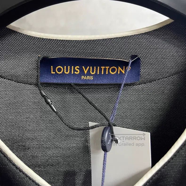 Louis Vuitton Louis Vuitton Black Printed Baseball Short Sleeve Shirt Size US L / EU 52-54 / 3 - 2 Thumbnail
