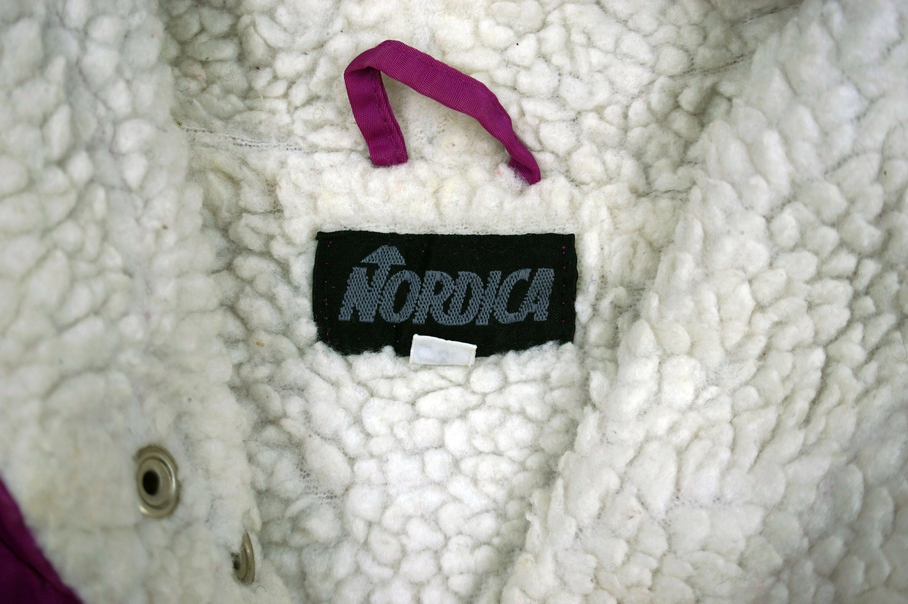 Vintage Nordica Sport System Big Logo Sherpa Lined Hooded Jacket Size US M / EU 48-50 / 2 - 5 Thumbnail