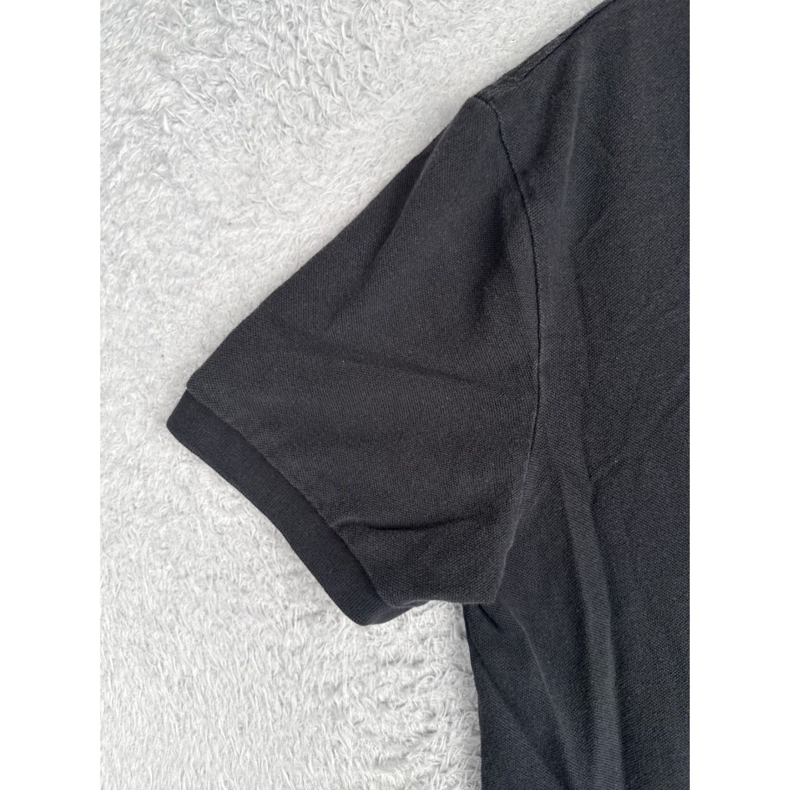 Tommy Hilfiger Tommy Hilfiger Polo Shirt Men L Black Cotton Short Sleeve Slim Fit/Custom Fit Read Size US L / EU 52-54 / 3 - 3 Thumbnail