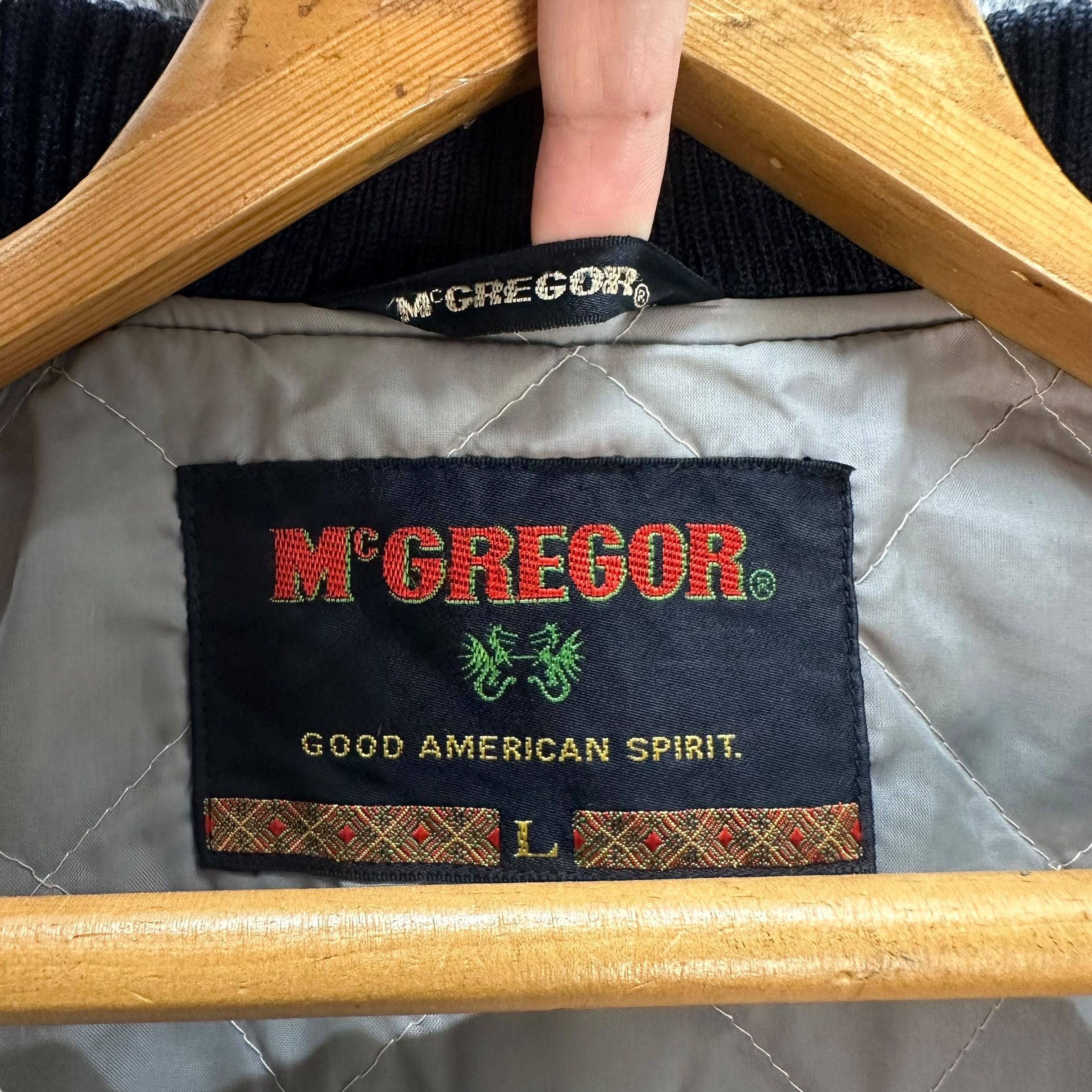 McGregor MCGREGOR OFFICIAL BIG LOGO VARSITY JACKET #8908-037 Size US L / EU 52-54 / 3 - 11 Thumbnail