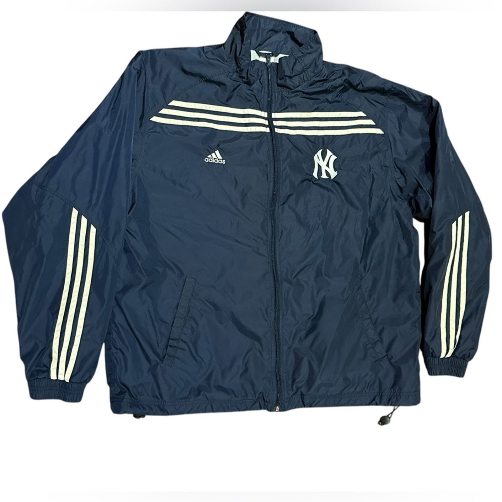 New York Knicks Warm Up Zip Jacket EUC 2XL Adidas NBA | eBay