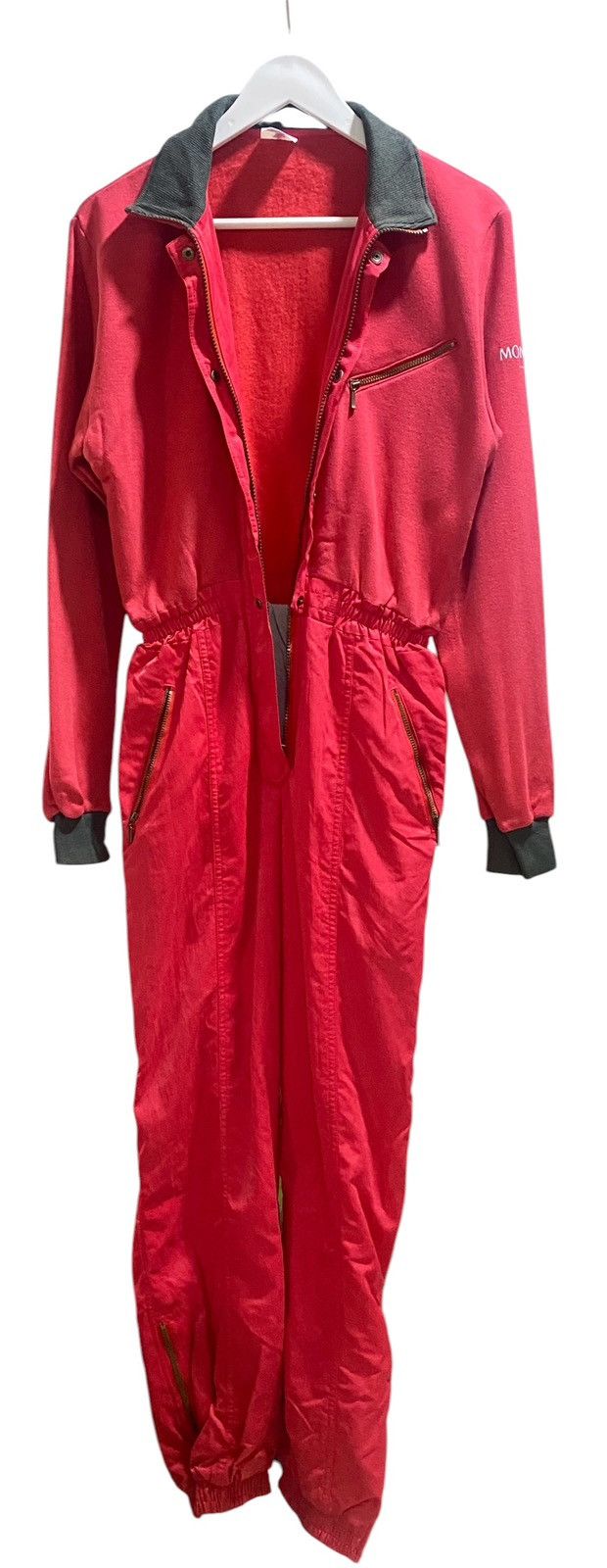 Moncler Vintage 90s Moncler France Asics Overall Jumpauit Size US 29 - 3 Thumbnail