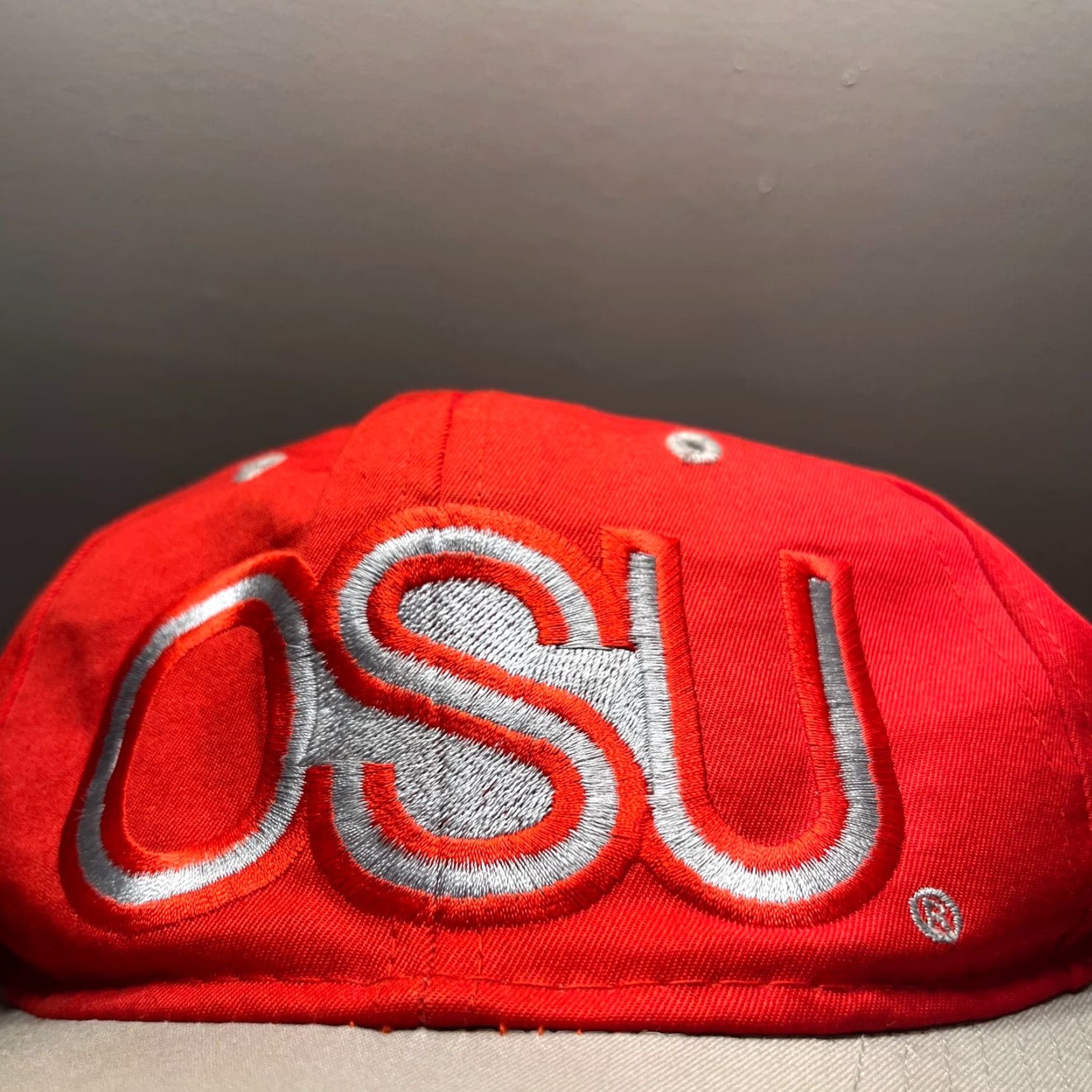 Vintage VINTAGE OSU Buckeyes Snapback Hat Men's One Size Red 90s Vintage Buckeyes Snapback Hat Mens Men Red OSU 90s Size ONE SIZE - 2 Thumbnail