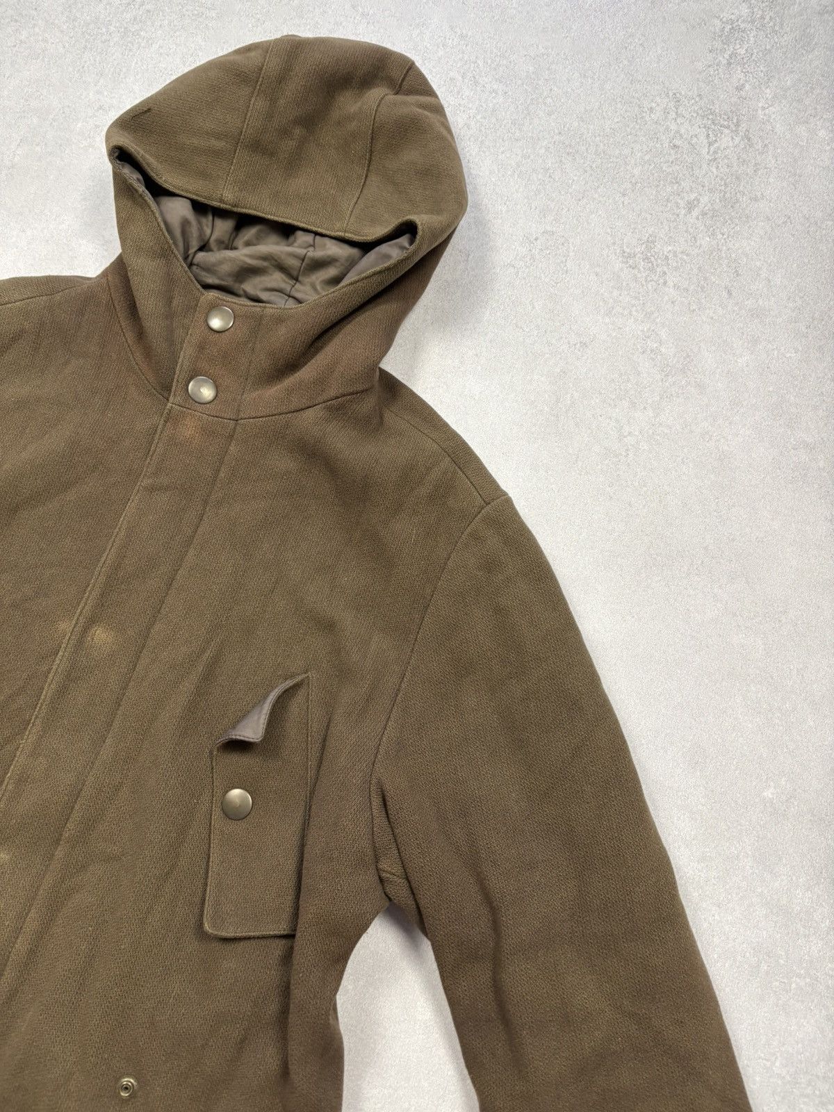Miu Miu Miu Miu 1998 AW Archive Hooded Wool Coat Italy 90s Size US L / EU 52-54 / 3 - 2 Thumbnail