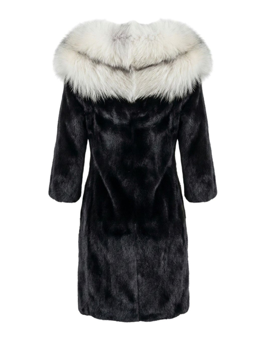 Dsquared2 MINK FUR COAT WITH FOX FUR COLLAR Size M / US 6-8 / IT 42-44 - 2 Thumbnail