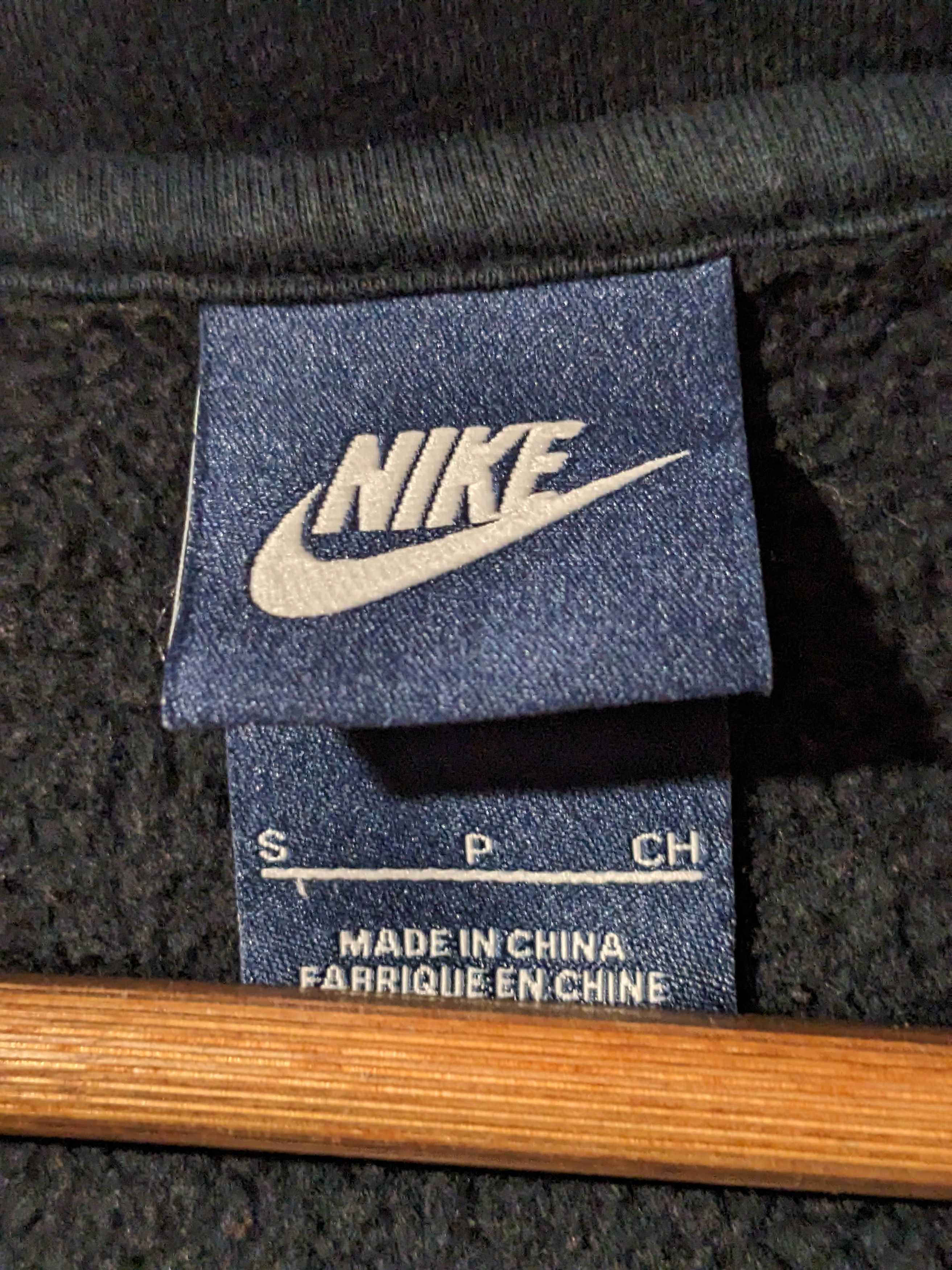 Nike × Vintage Vintage 2010's Nike Big Swoosh Sleeve Small Full Zip Hoodie Size US S / EU 44-46 / 1 - 3 Thumbnail