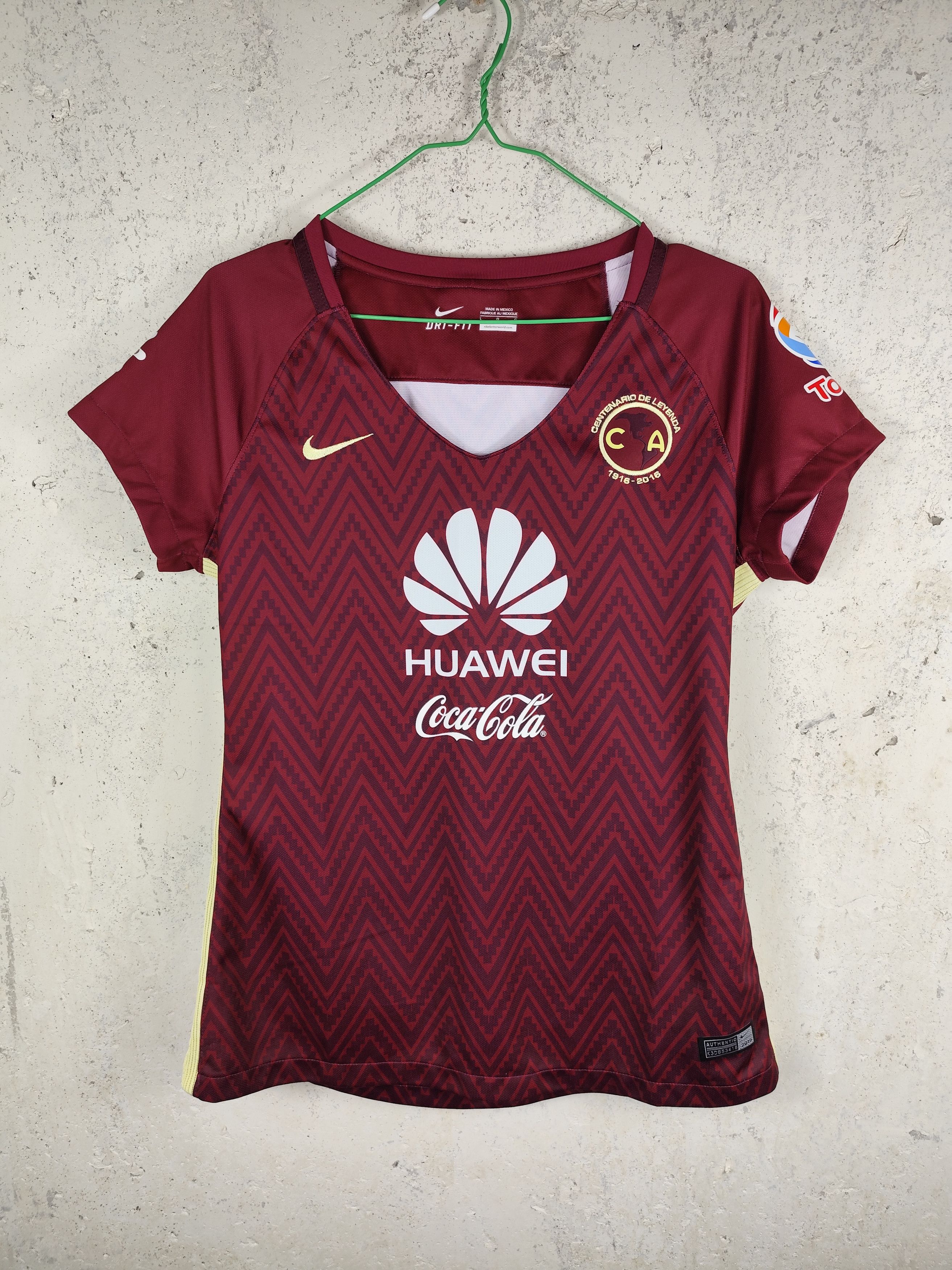 Nike Club America 2016-17 Centenary Away Shirt Women's M Size L / US 10 / IT 46 - 1 Thumbnail