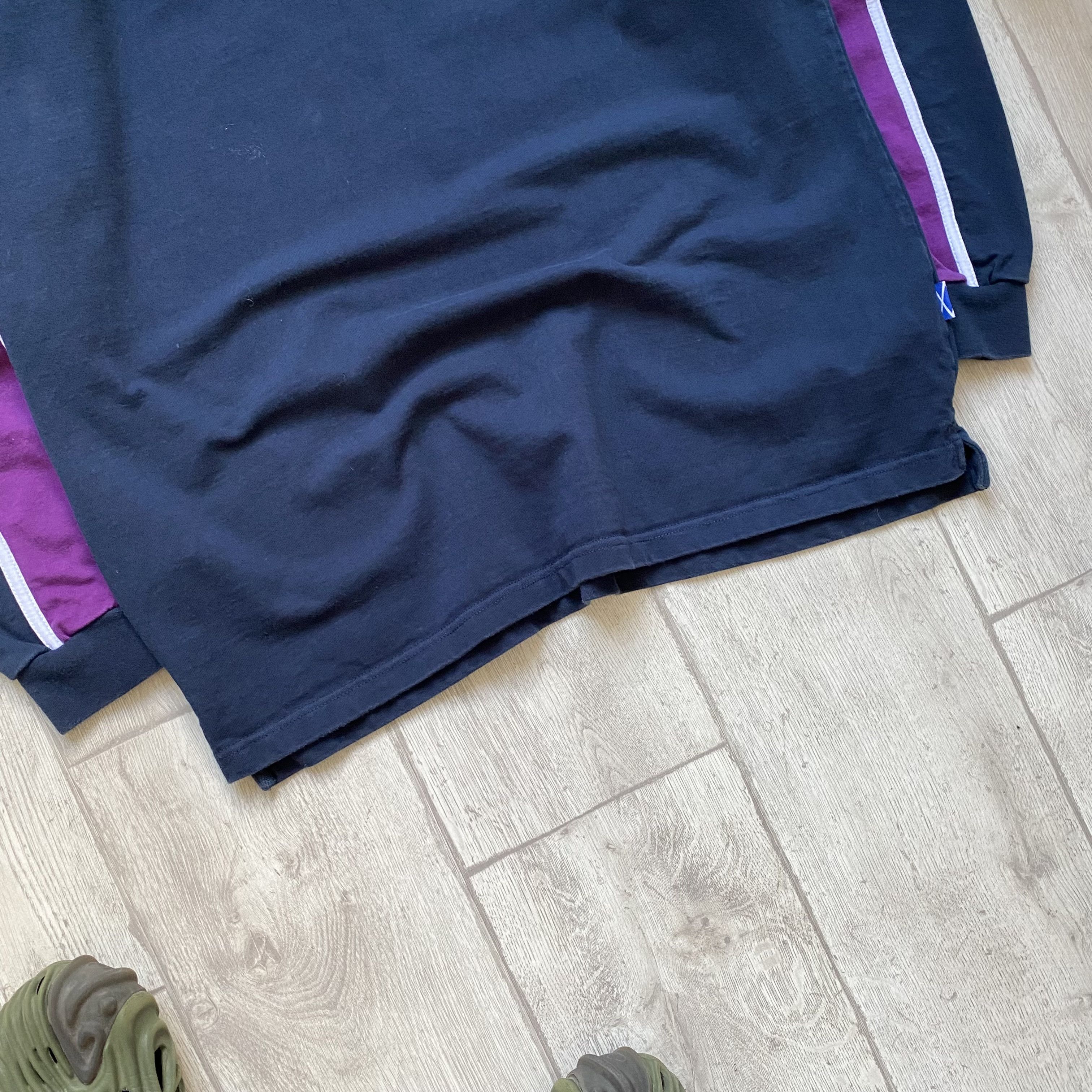 Cotton Traders 🏈 Vintage Scotland Rugby jersey heavy Shirt Y2K Blokcore Size US XL / EU 56 / 4 - 3 Thumbnail