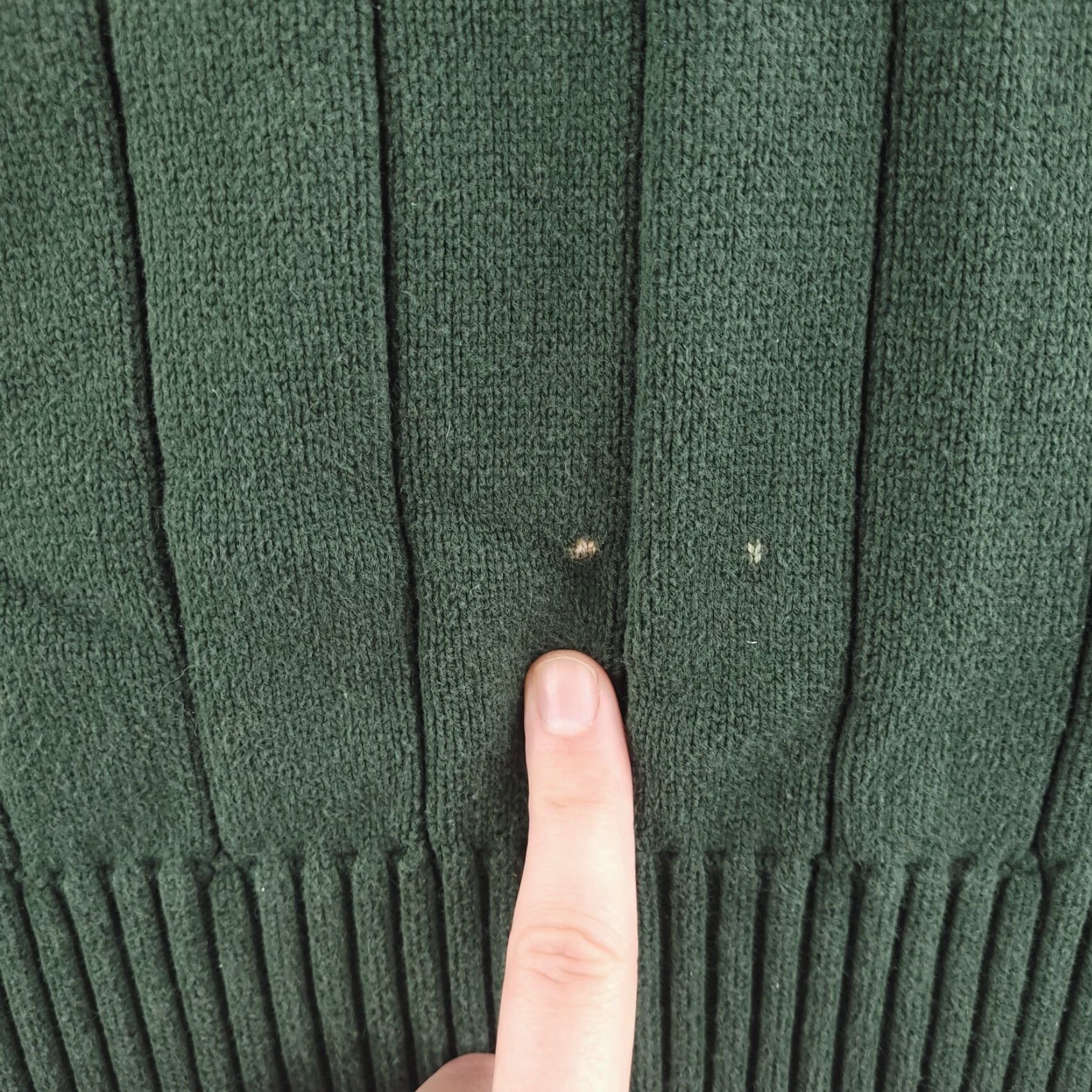 Nautica VINTAGE Nautica Sweater Mens Large Green Cable-Knit Thick Crew Neck Knit Cotton Pullover Mens Size US L / EU 52-54 / 3 - 6 Thumbnail