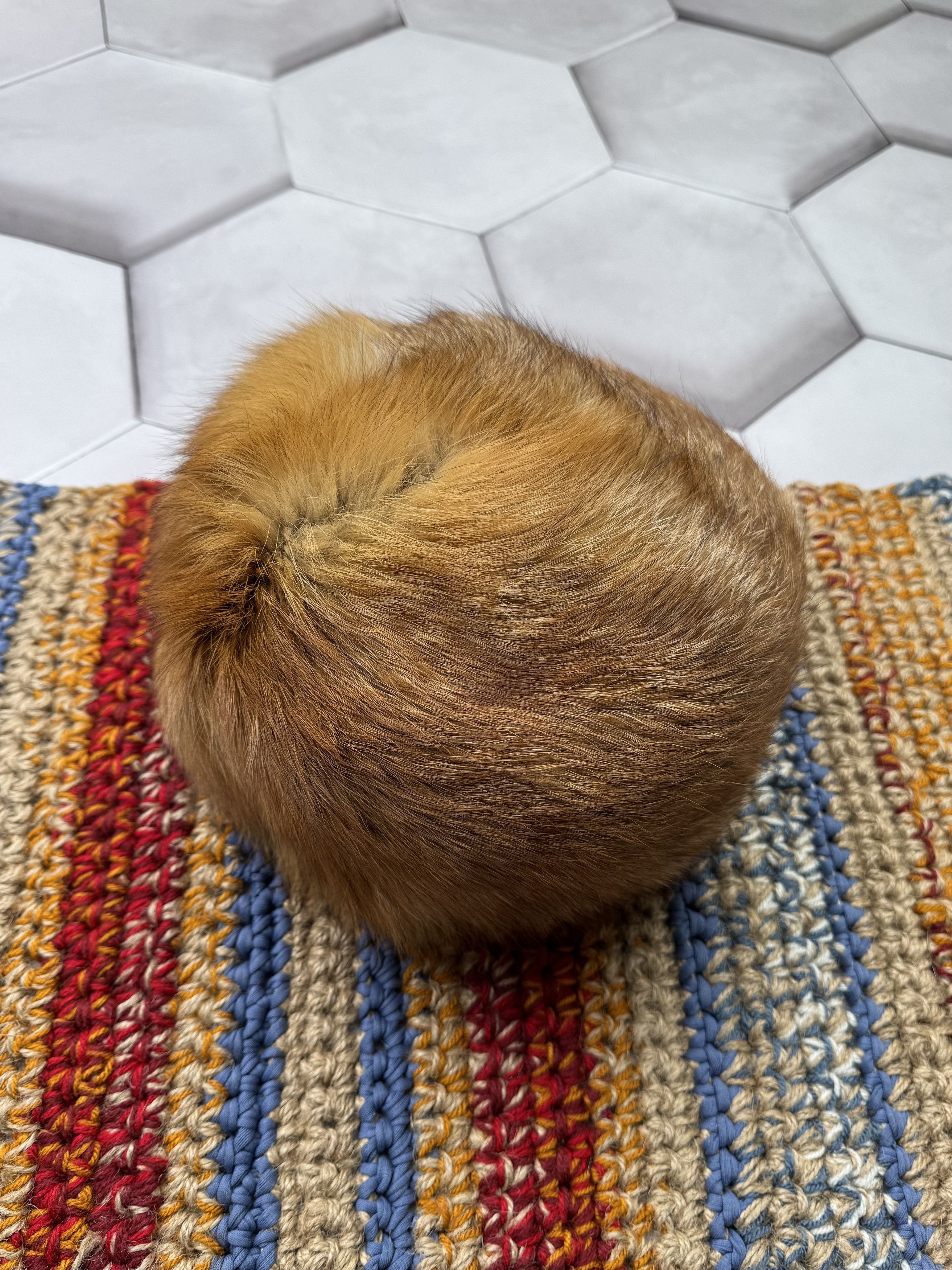 Vintage Vintage Real Fur Hat (E4) Size ONE SIZE - 1 Thumbnail