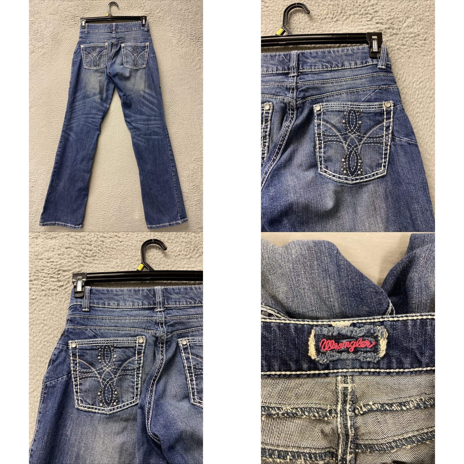 Wrangler Wrangler Jeans Women’s 30x32 Pocket Flare Boot Cut Western /158-25 Size 30" / US 8 / IT 44 - 8 Thumbnail