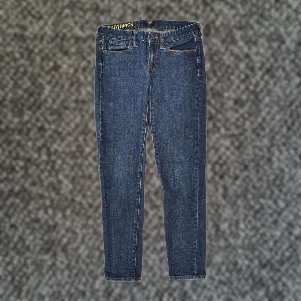 J.Crew J. CREW Womens Slim Jeans Navy Blue Cotton W29 L28 Size 29" - 1 Thumbnail