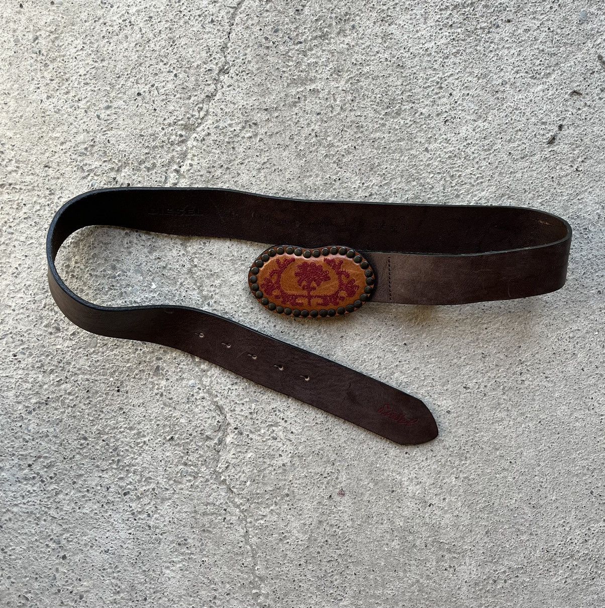 diesel white belt