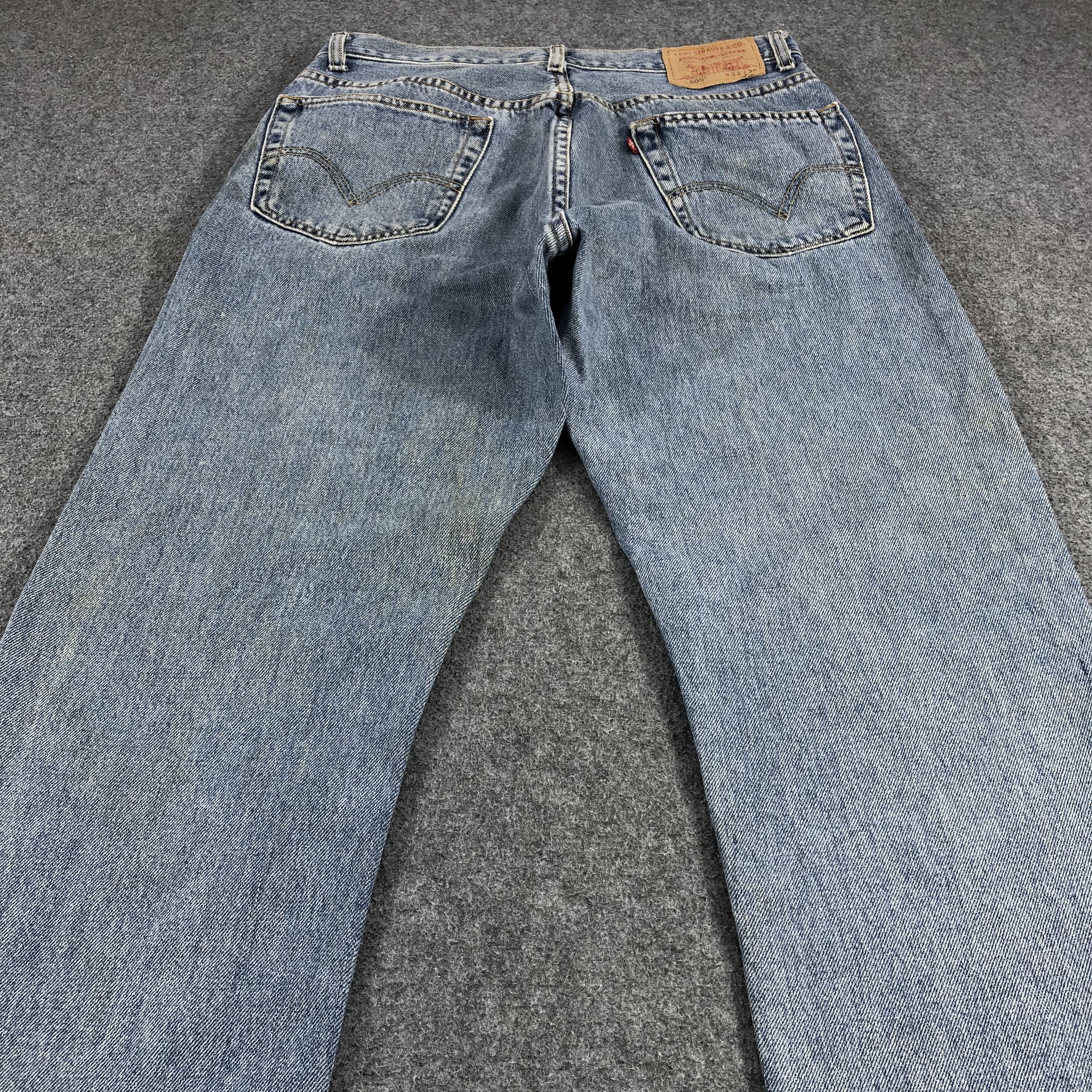 Levi's × Vintage Vintage Blue Wash Levis 505 Jeans-JM1230 Size US 32 / EU 48 - 4 Thumbnail