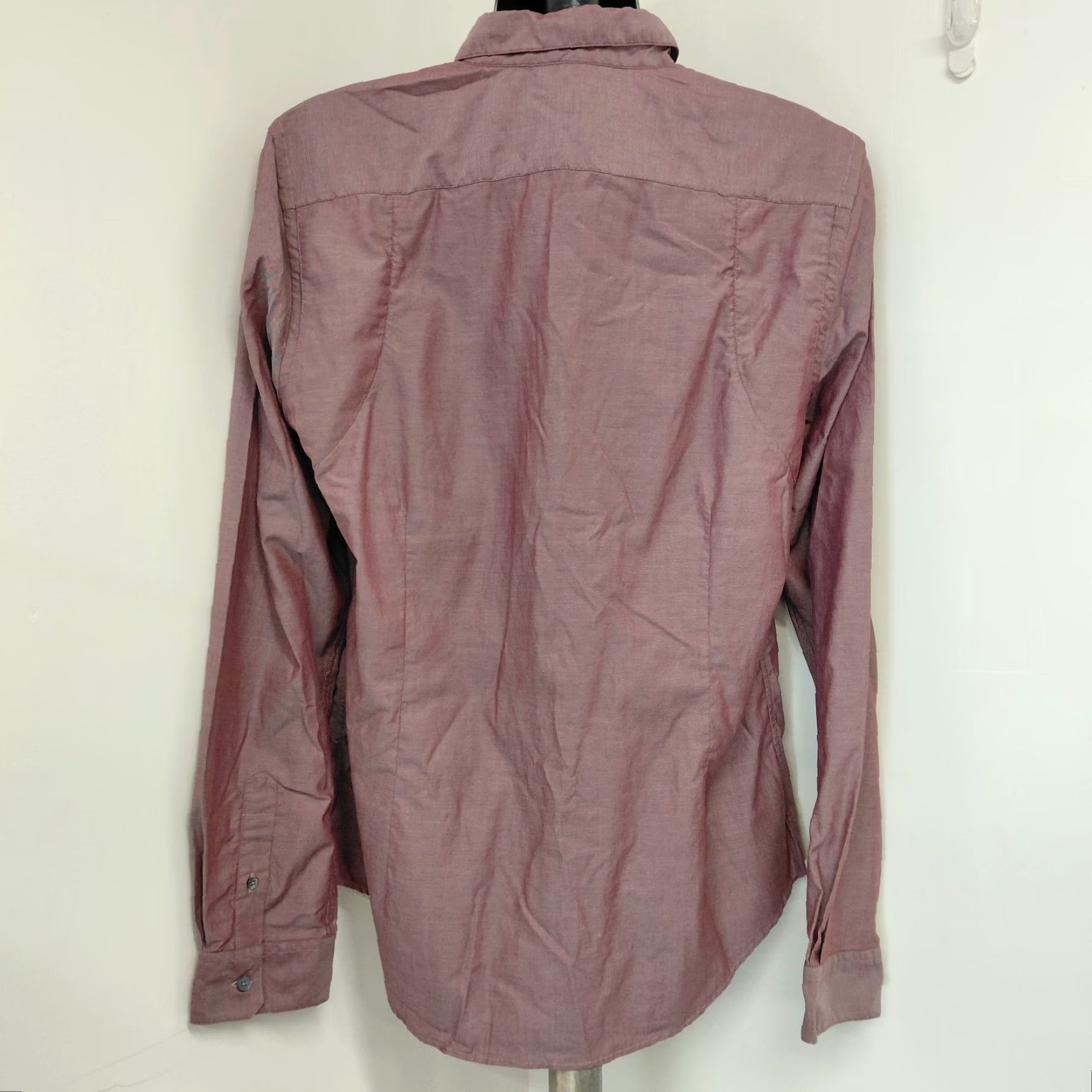 Parker Parker Dusseau Shirt Men's XL Red Wool Blend Button Up Long Sleeve Pocket Button-Up Size US XL / EU 56 / 4 - 6 Thumbnail