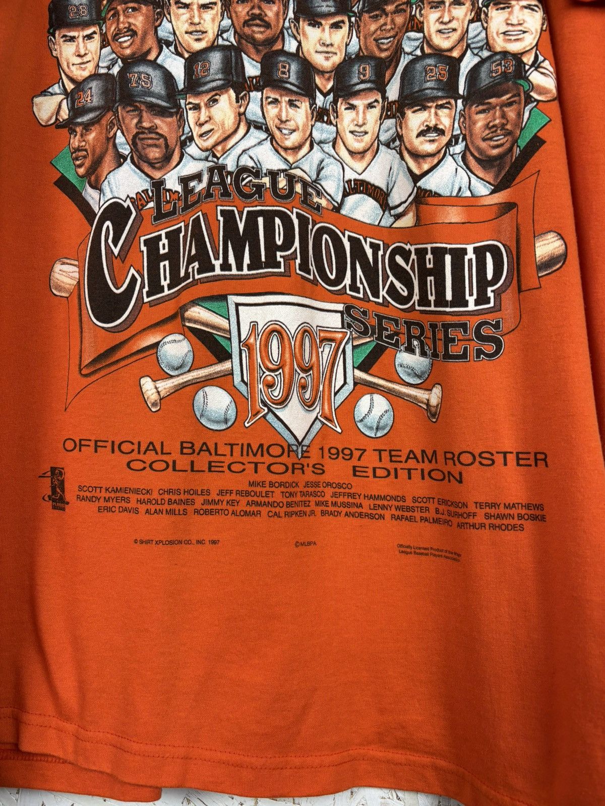 MLB 90s Baltimore Championship MLB 1997 Collectors T-Shirt XL Size US XL / EU 56 / 4 - 3 Thumbnail
