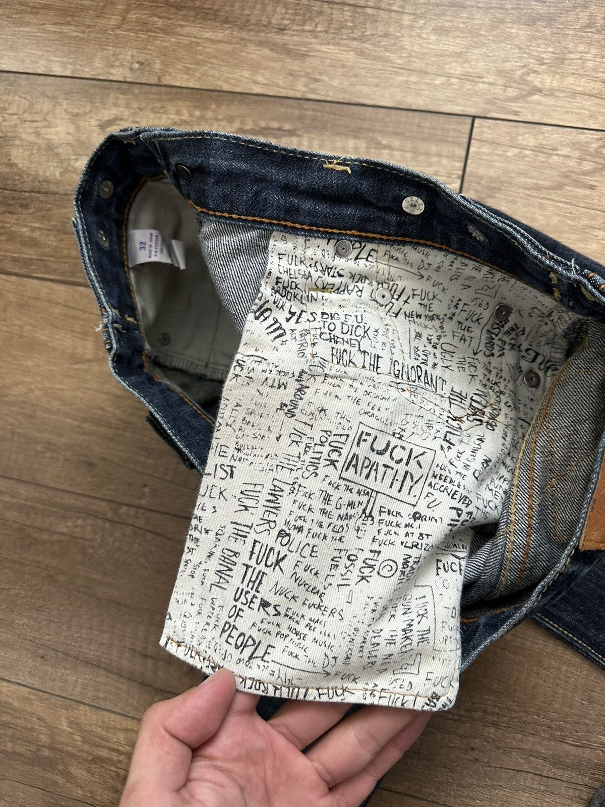 Prps PRPS Japanese Denim Jeans Pants Size US 32 / EU 48 - 15 Thumbnail