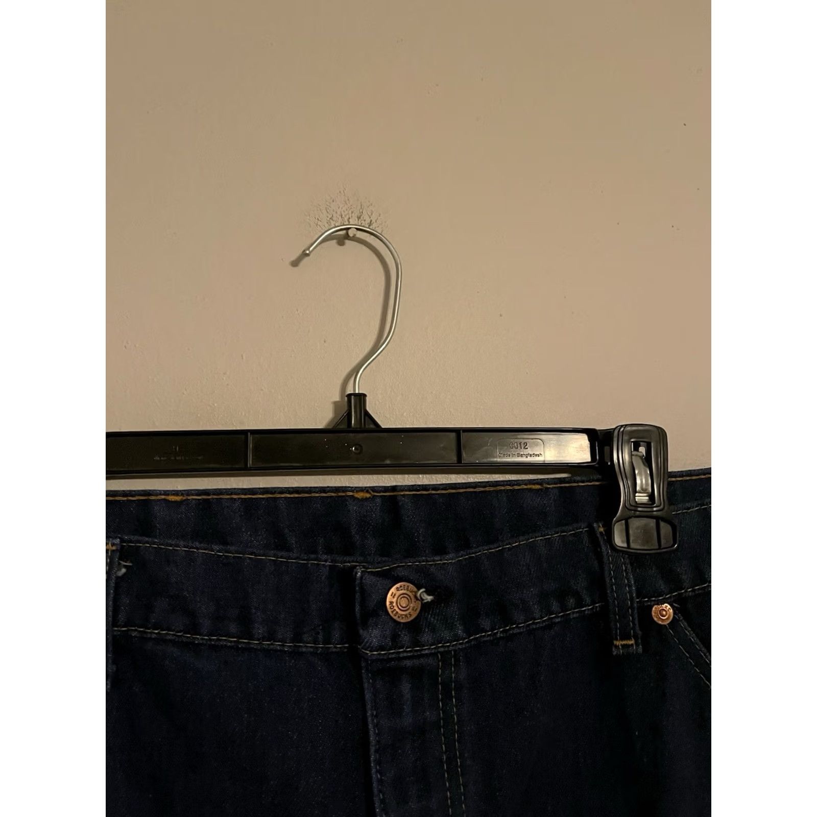 Vintage VINTAGE Roebucks Sears Made in USA Straight Denim Jeans - Men's 38x30 Blue Cotton 5-Pocket Design USA 1980s Mens Regular Jeans Size US 38 / EU 54 - 4 Thumbnail