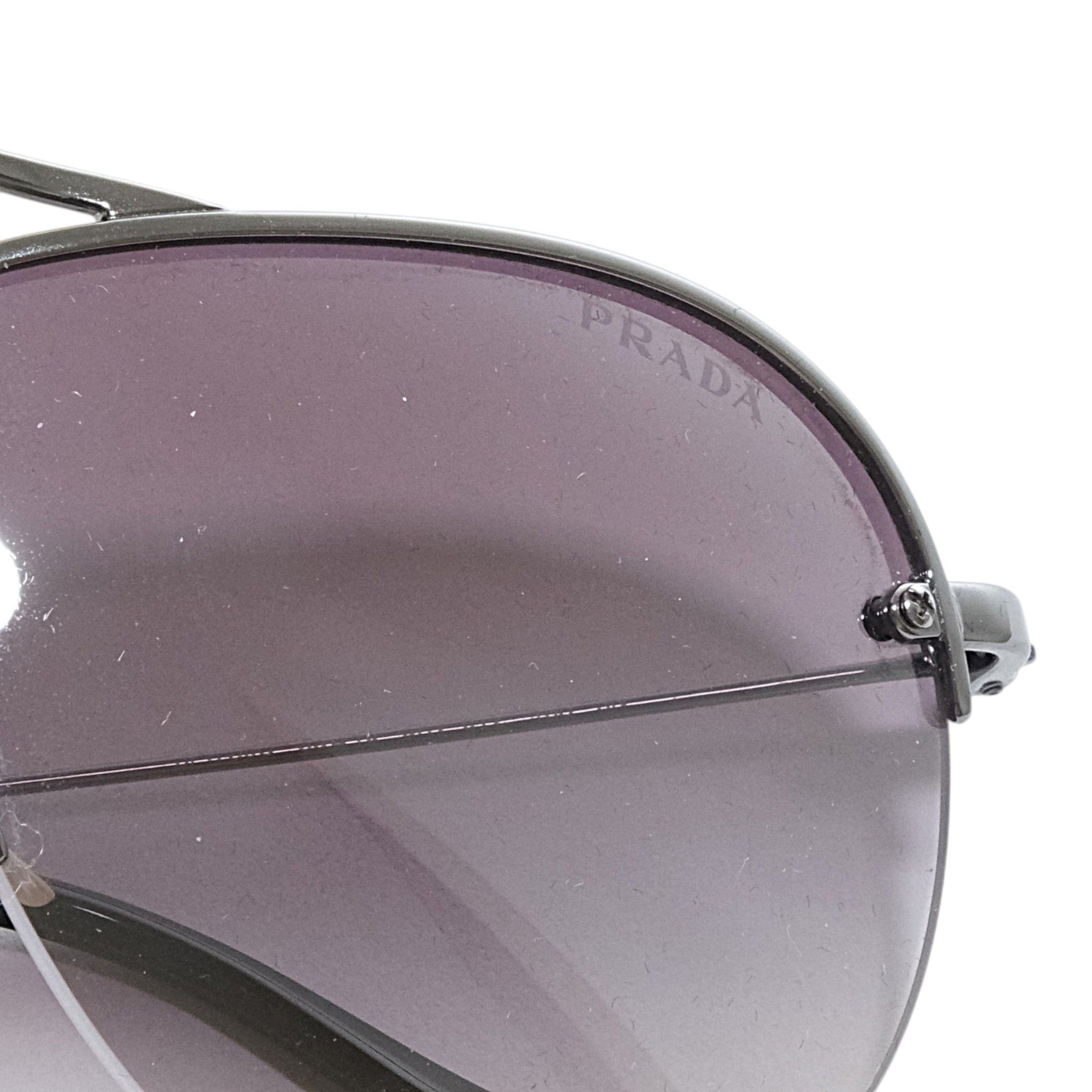 Prada SPR 580S Aviator Sunglasses Size ONE SIZE - 4 Thumbnail