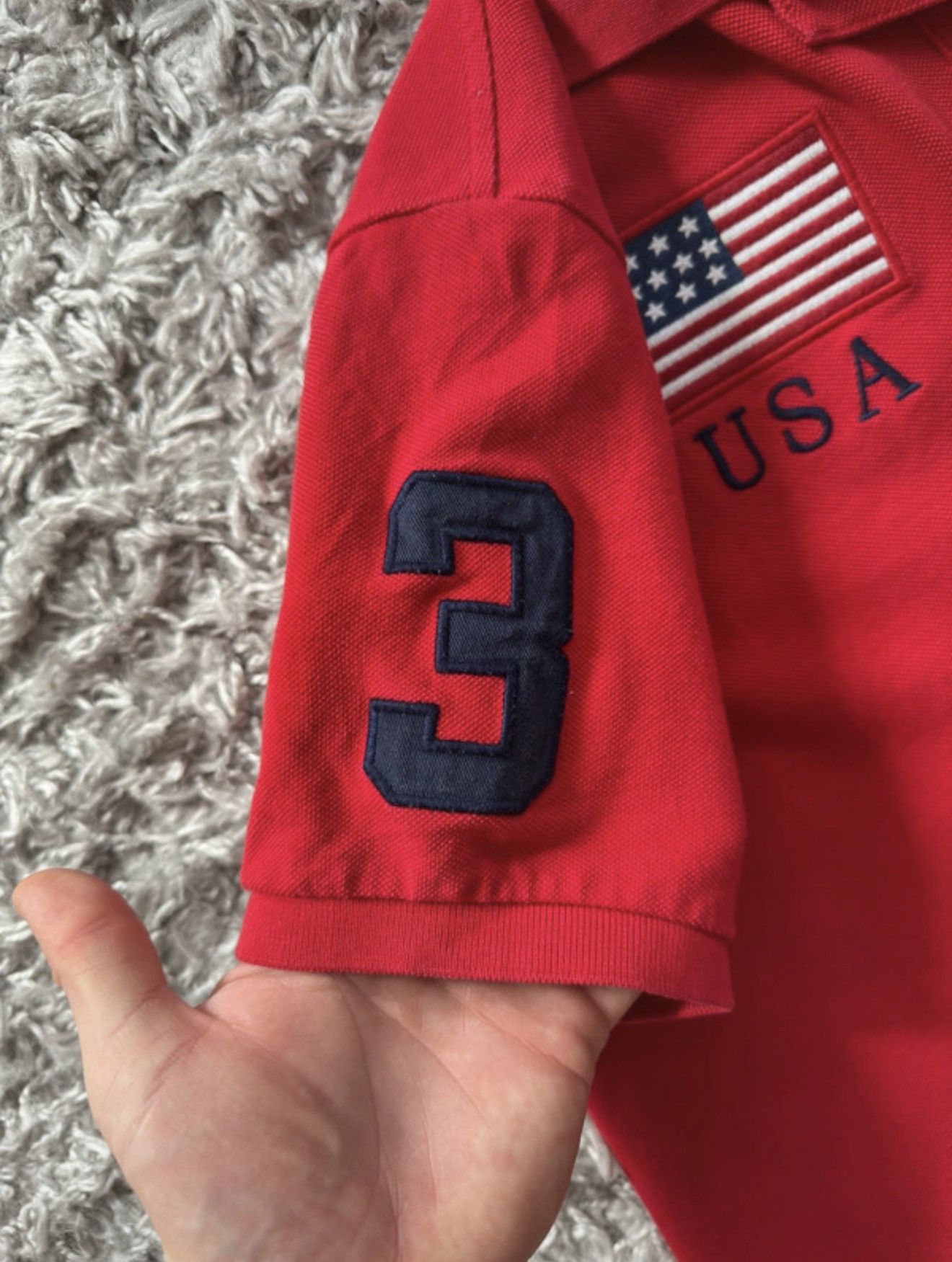 Polo Ralph Lauren Vintage Polo Ralph Lauren – USA Flag Patch Size US L / EU 52-54 / 3 - 4 Thumbnail