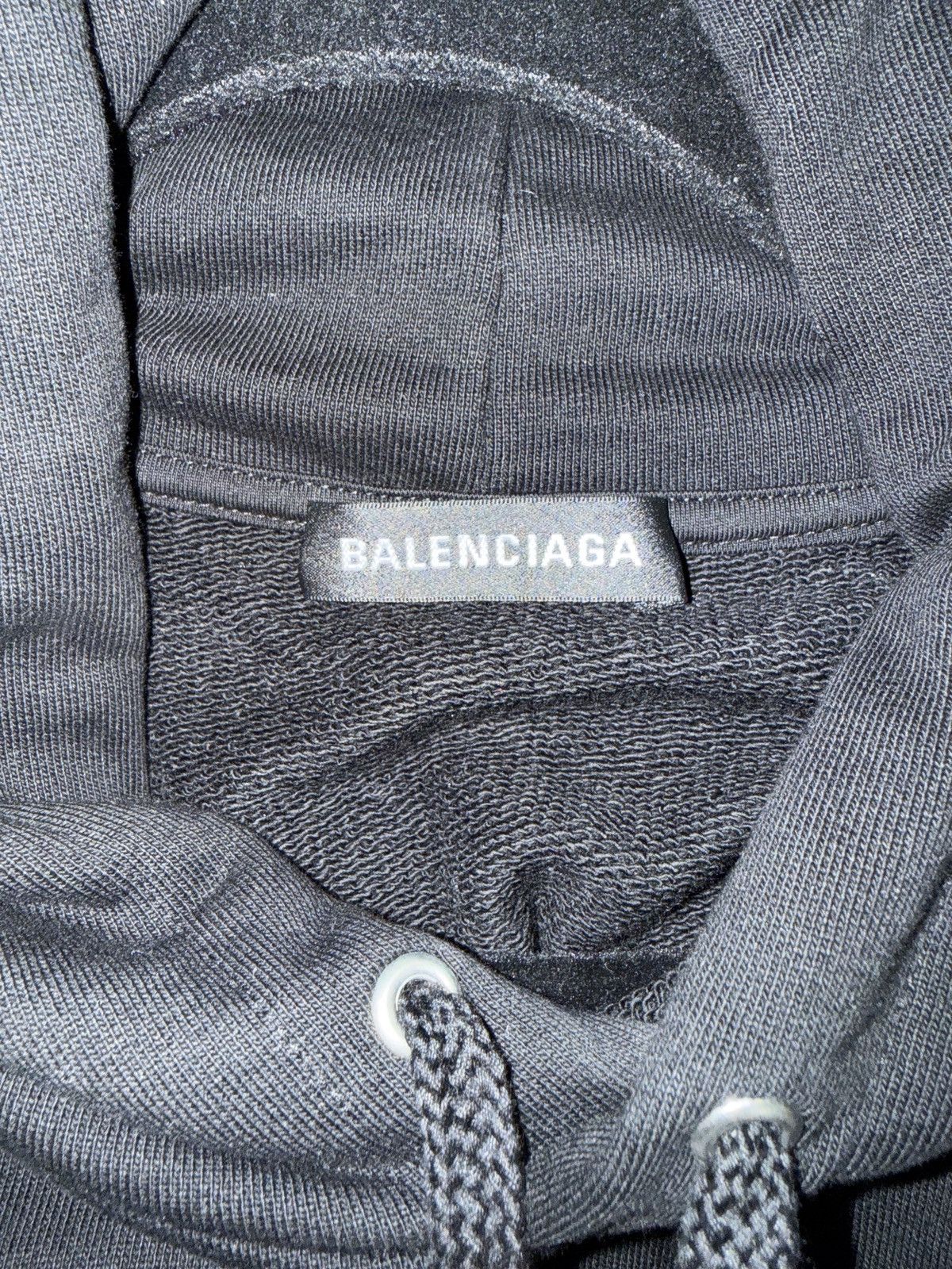Balenciaga BALENCIAGA Hoodie Size US XL / EU 56 / 4 - 4 Thumbnail