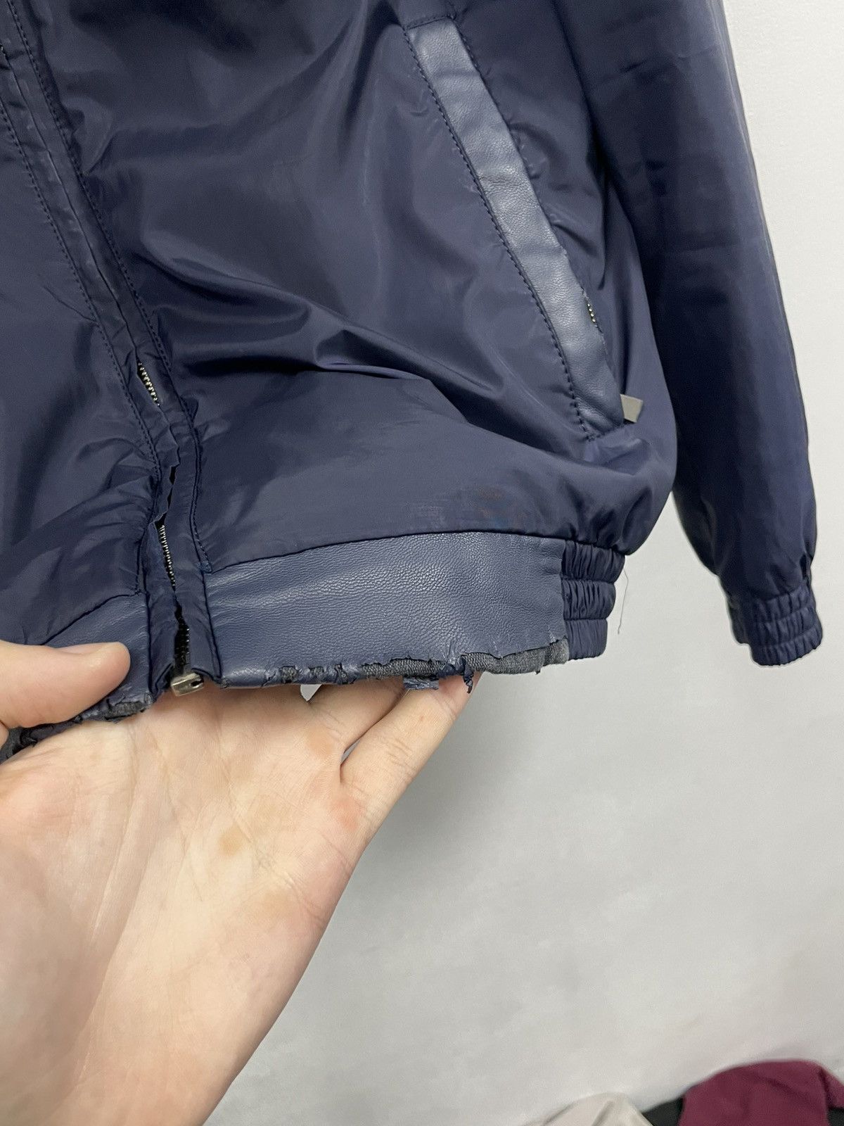 Kiton Kiton Blue Nylon zip Jacket Size US M / EU 48-50 / 2 - 4 Thumbnail