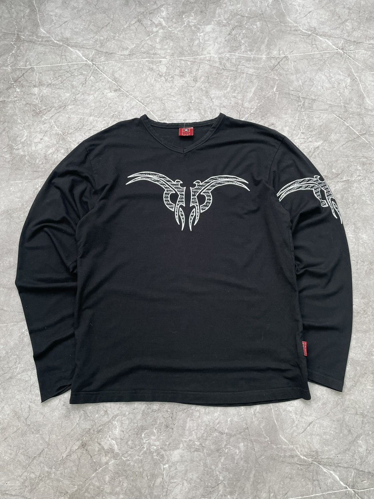 Diesel × Vintage Y2K TRIBAL LONG SLEEVE AVANT GARDE SWEATER LONG SLEEVE Size US L / EU 52-54 / 3 - 1 Thumbnail